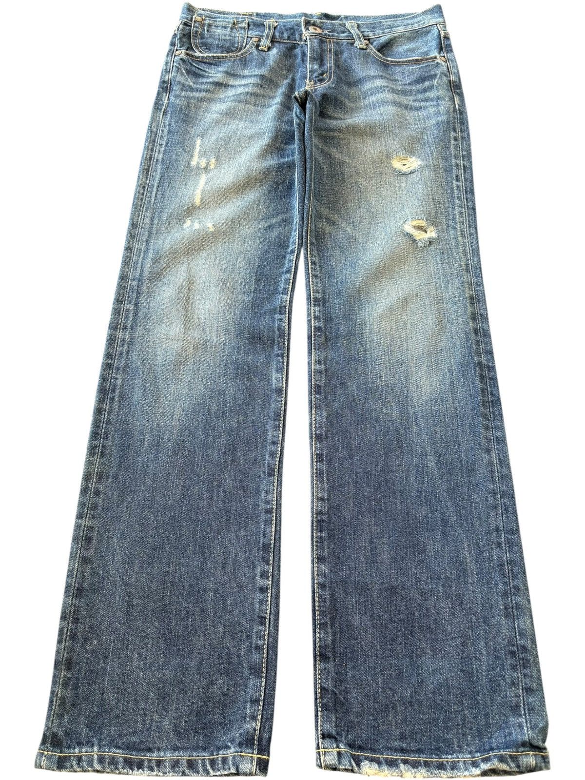 Levi's Vintage 90s Levis 502 Faded Wash Distressed Jeans Size US 31 - 1 Thumbnail