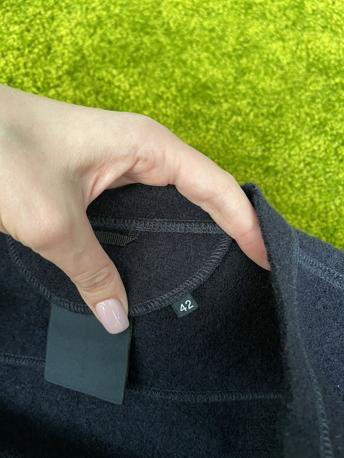Aspesi × Designer Alberto Aspesi avant garde wool zip jacket Size M / US 6-8 / IT 42-44 - 3 Thumbnail