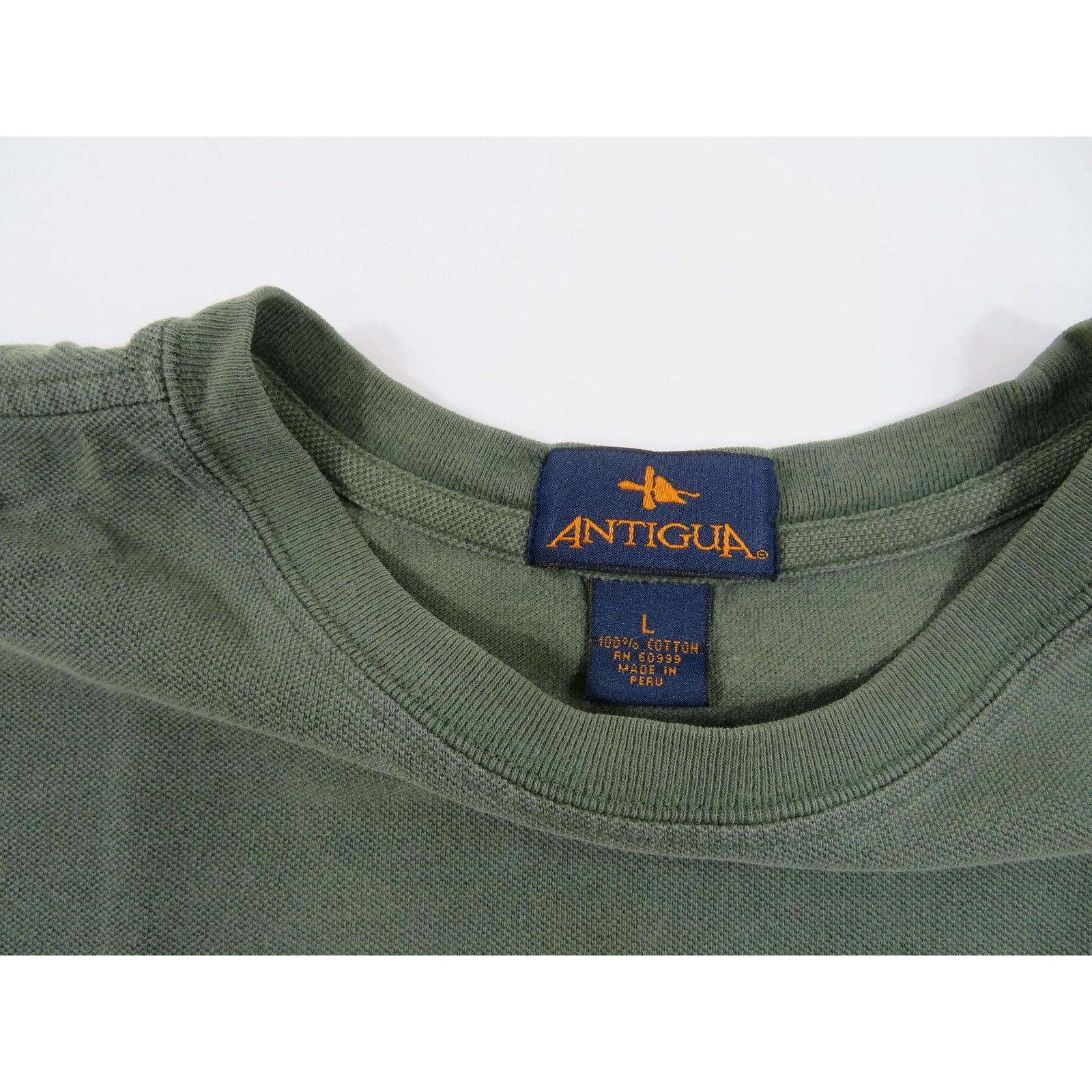 Antigua Phoenix Coyotes T-Shirt Embroidered Logo, Green Sz L 1990s Size US L / EU 52-54 / 3 - 3 Thumbnail