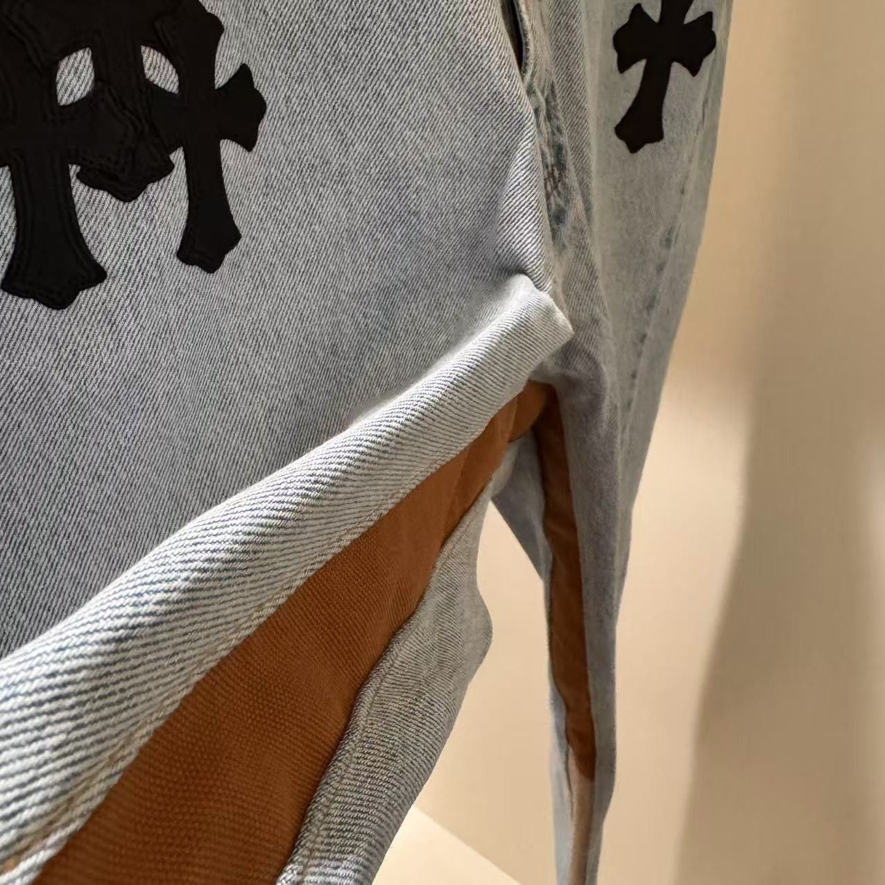 Chrome Hearts × Gallery Dept. Chrome hearts x Gallery dept 1 of 1 custom denim flare sz 34 Size US 34 / EU 50 - 5 Thumbnail