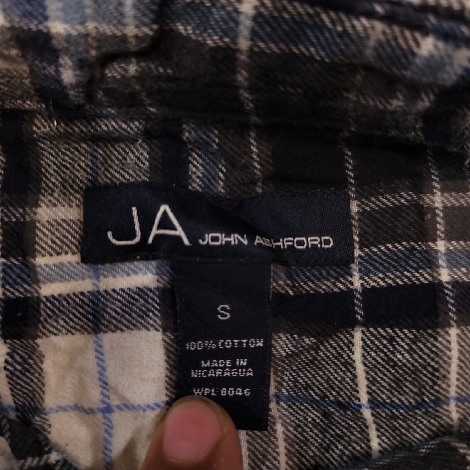 John Ashford John Ashford Tartan Flannel Shirt Mens Size Small S Black Size US S / EU 44-46 / 1 - 3 Thumbnail