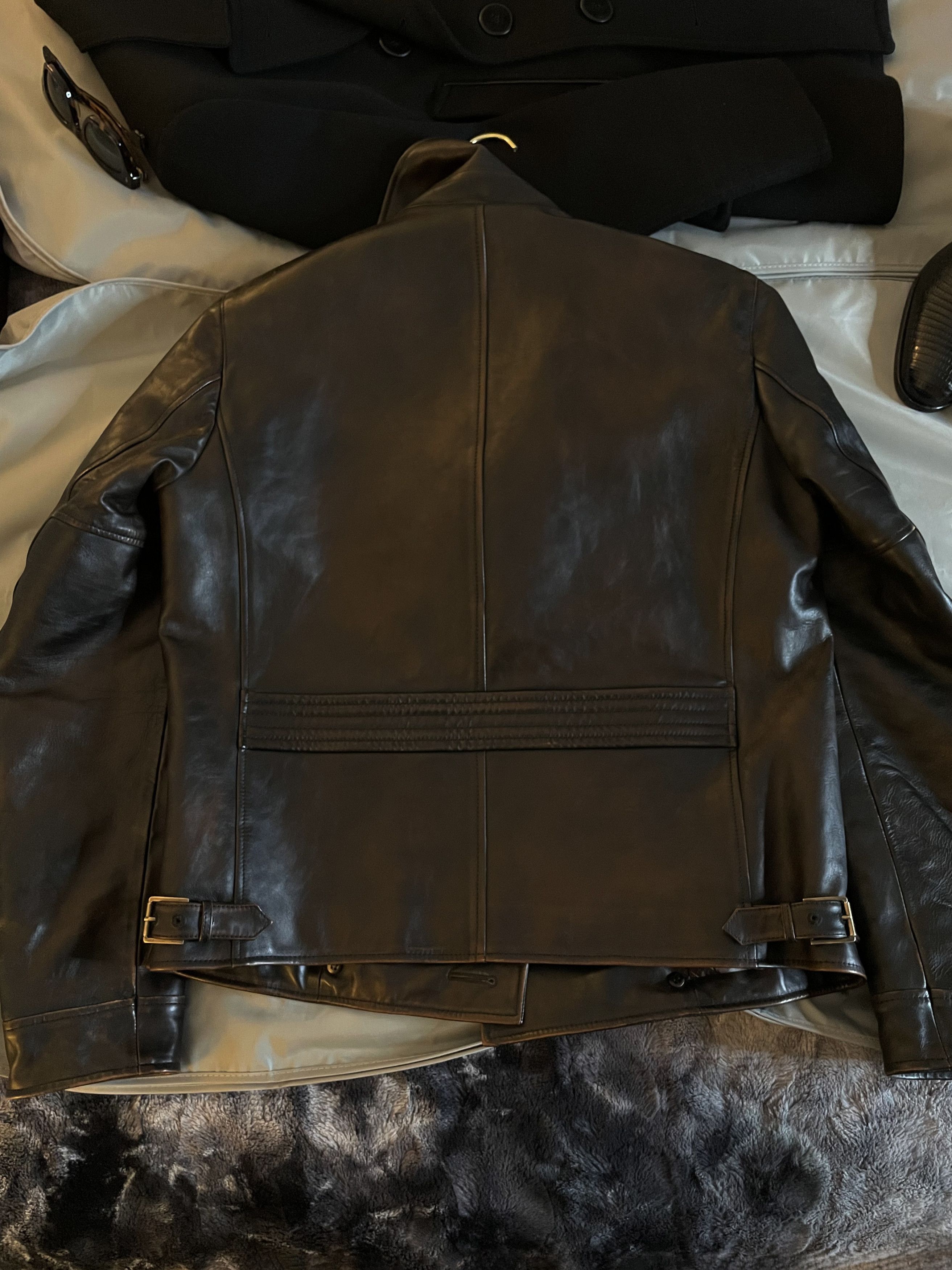 Salvatore Ferragamo Effortless Cool $6K w/tax Nappa Calf Leather Artisan Patina Size US M / EU 48-50 / 2 - 15 Thumbnail