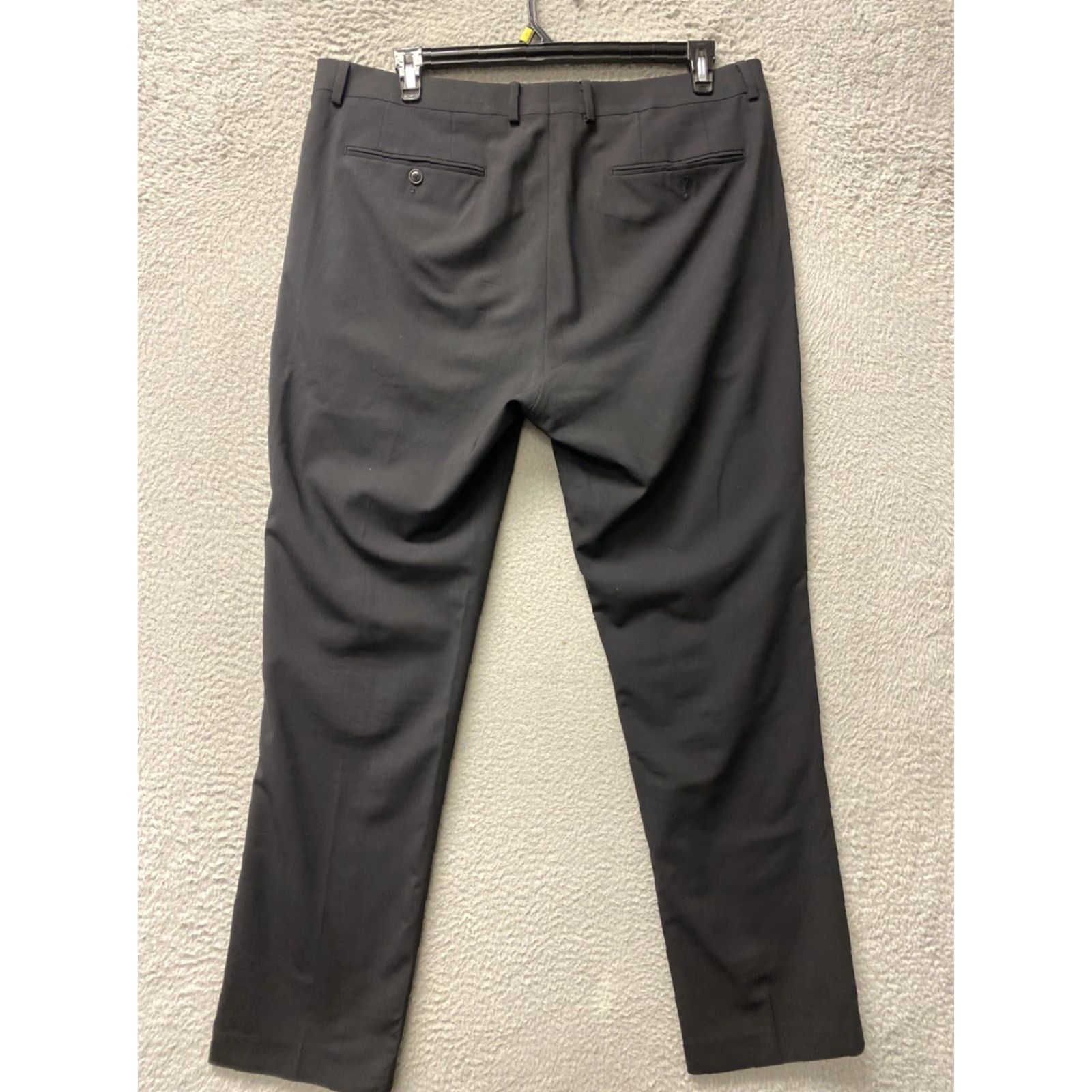 Bonobos Bonobos Dress Pants Men’s 38x32 Black Straight Fit Wool /0218 Size US 38 / EU 54 - 7 Thumbnail