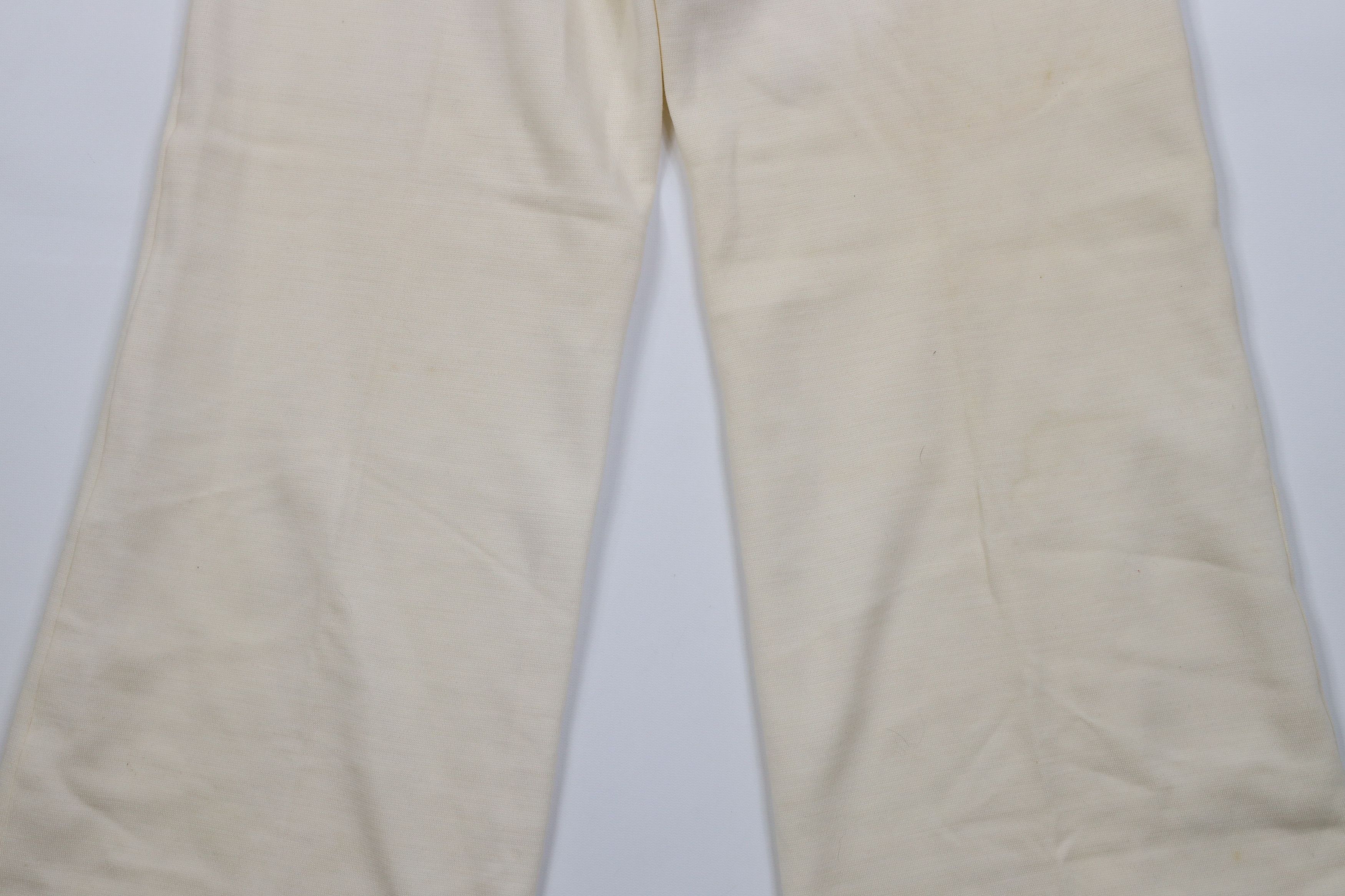 Vintage Vintage 70s Streetwear Wool Bell Bottoms Pants Cream USA Size 36" / US 14 / IT 50 - 14 Thumbnail