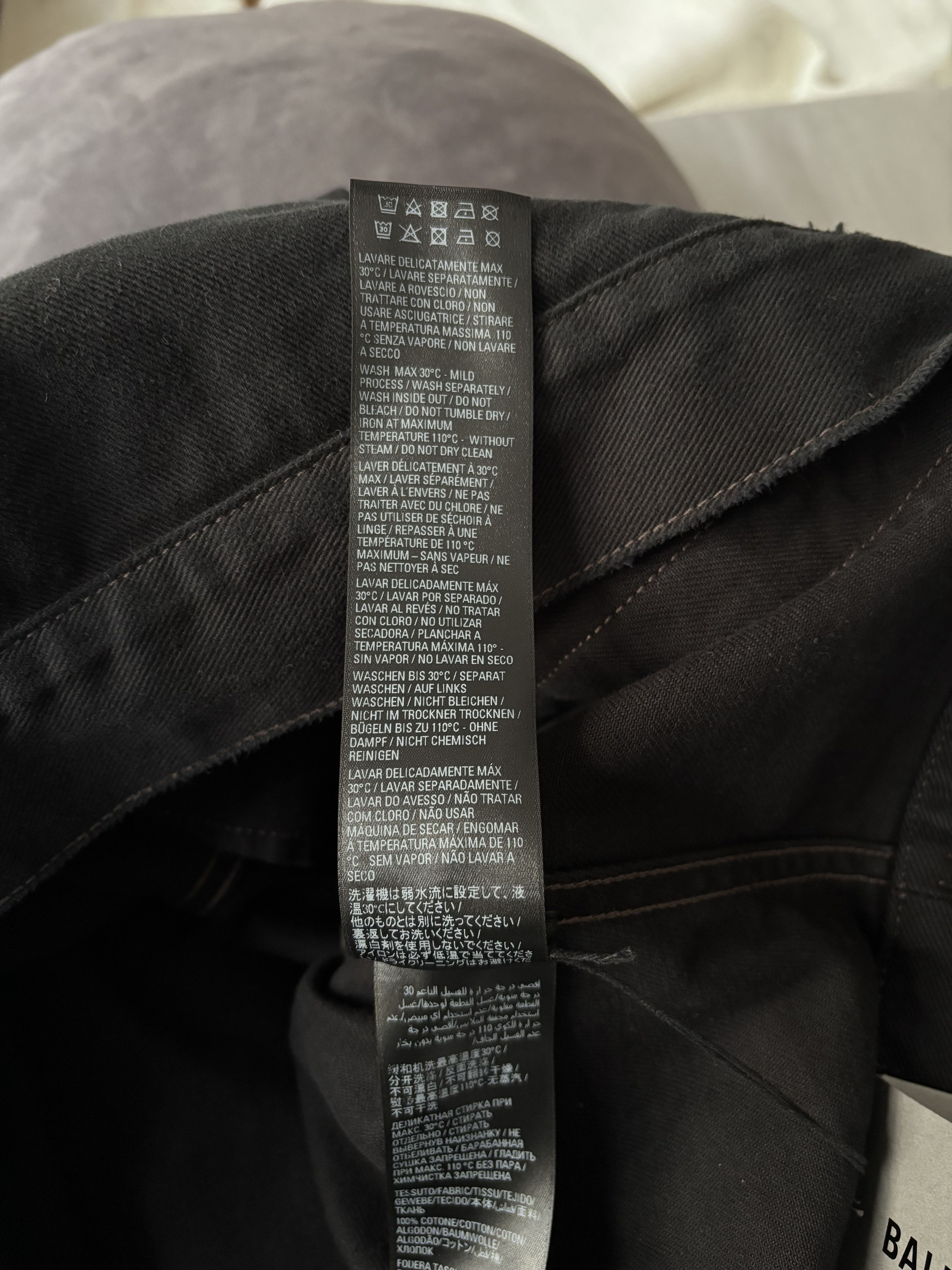 Balenciaga Denim Hoodie Pull-Over Size US S / EU 44-46 / 1 - 6 Thumbnail