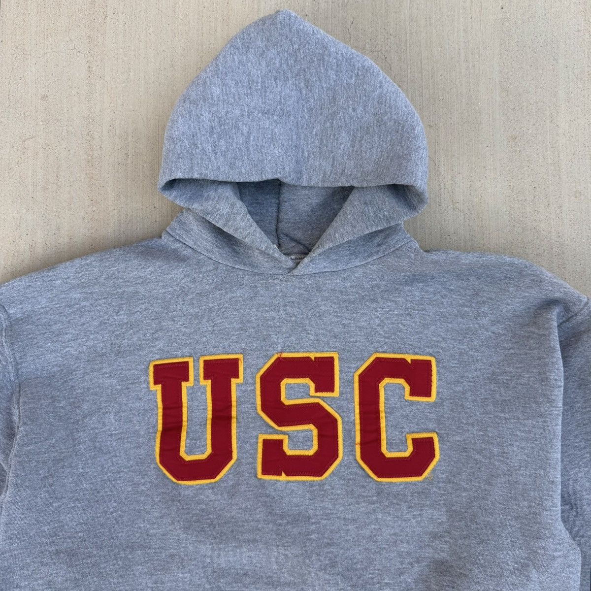 Russell Athletic Vintage Y2K Russell Athletic USC Trojans Gray Hoodie Large Size US L / EU 52-54 / 3 - 6 Thumbnail
