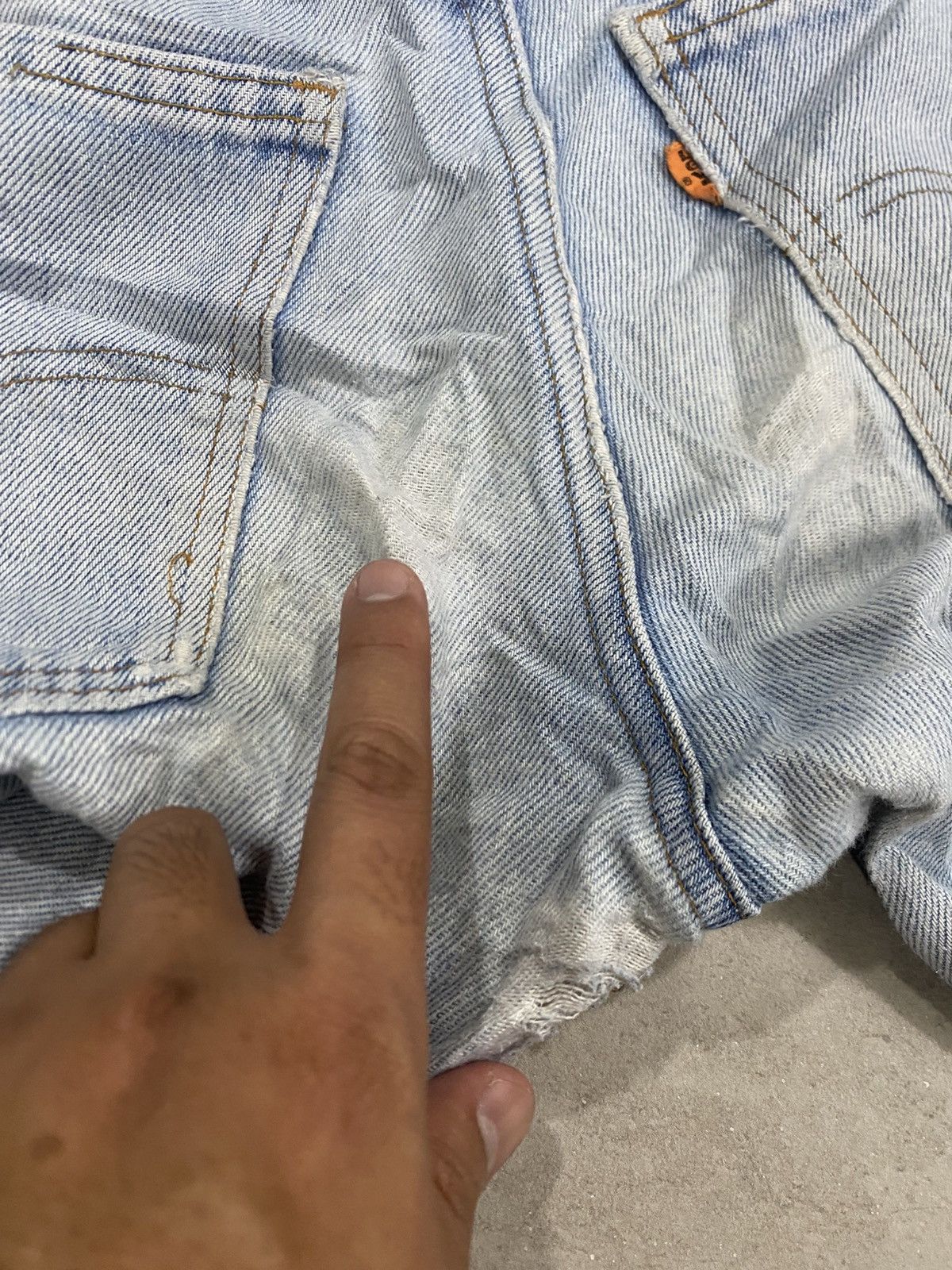 Levi's DISTRESSED VINTAGE LEVIS ORANGE TAB Size US 29 - 16 Thumbnail