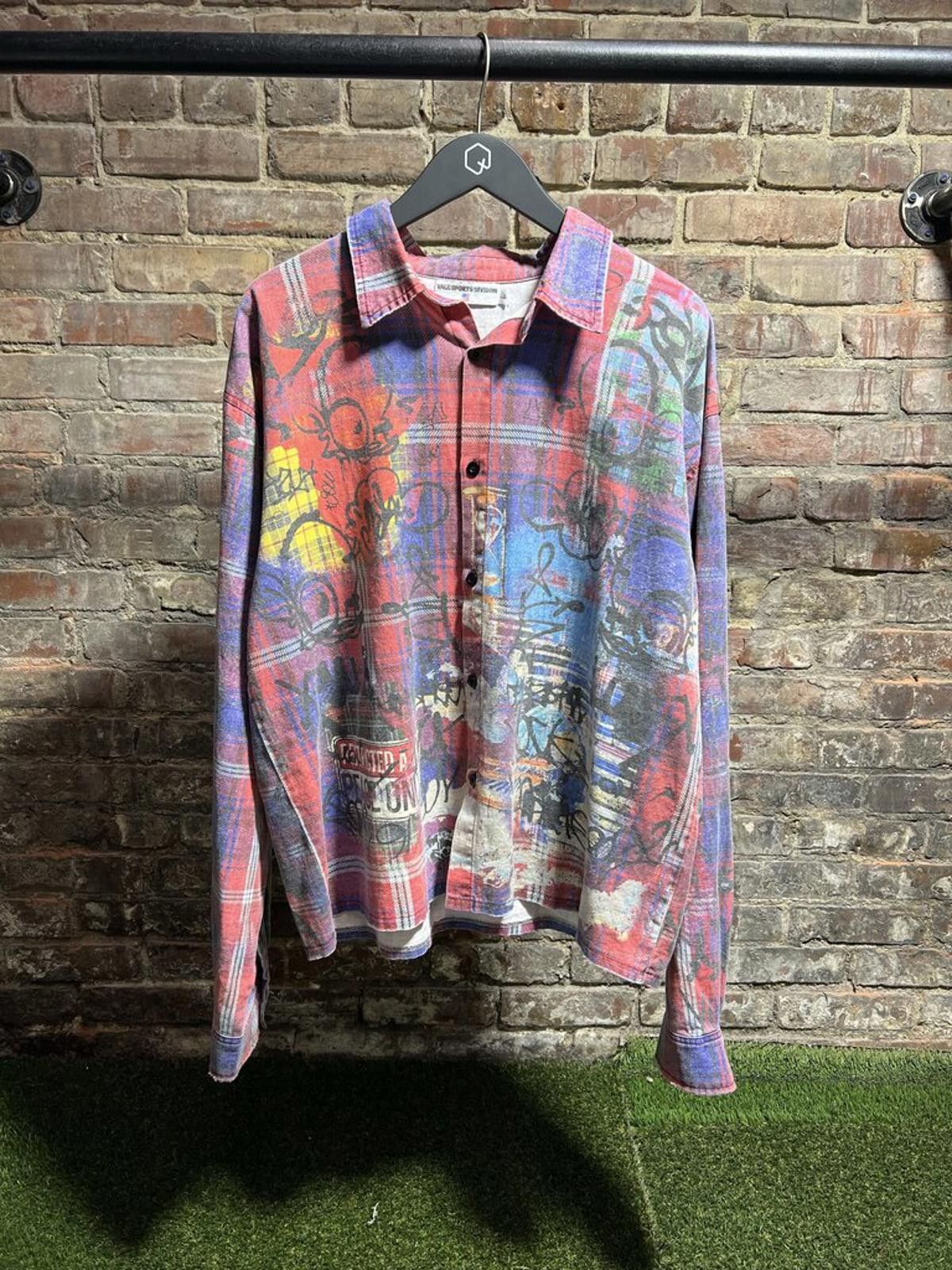Vale Vale Forever Graffiti Flannel Sz. L Size ONE SIZE - 1 Thumbnail