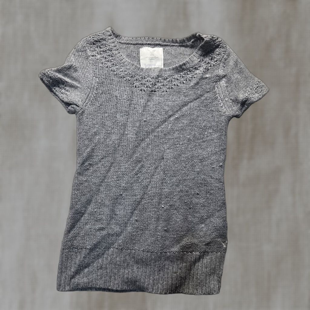 American Eagle Outfitters American Eagle Outfitters Gray Knit Sweater Adult M Medium Womens Size M / US 6-8 / IT 42-44 - 1 Thumbnail