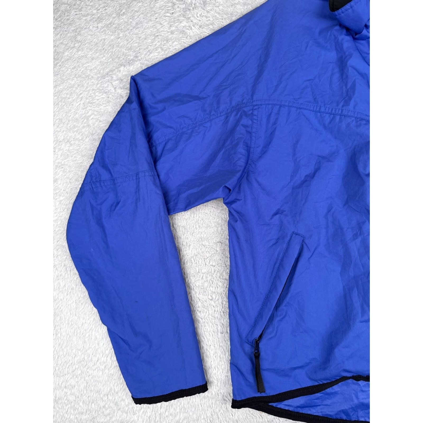 Helly Hansen Helly Hansen Jacket Womens Extra Small Blue Windbreaker Mock Neck Teijen Silmond Size L / US 10 / IT 46 - 3 Thumbnail