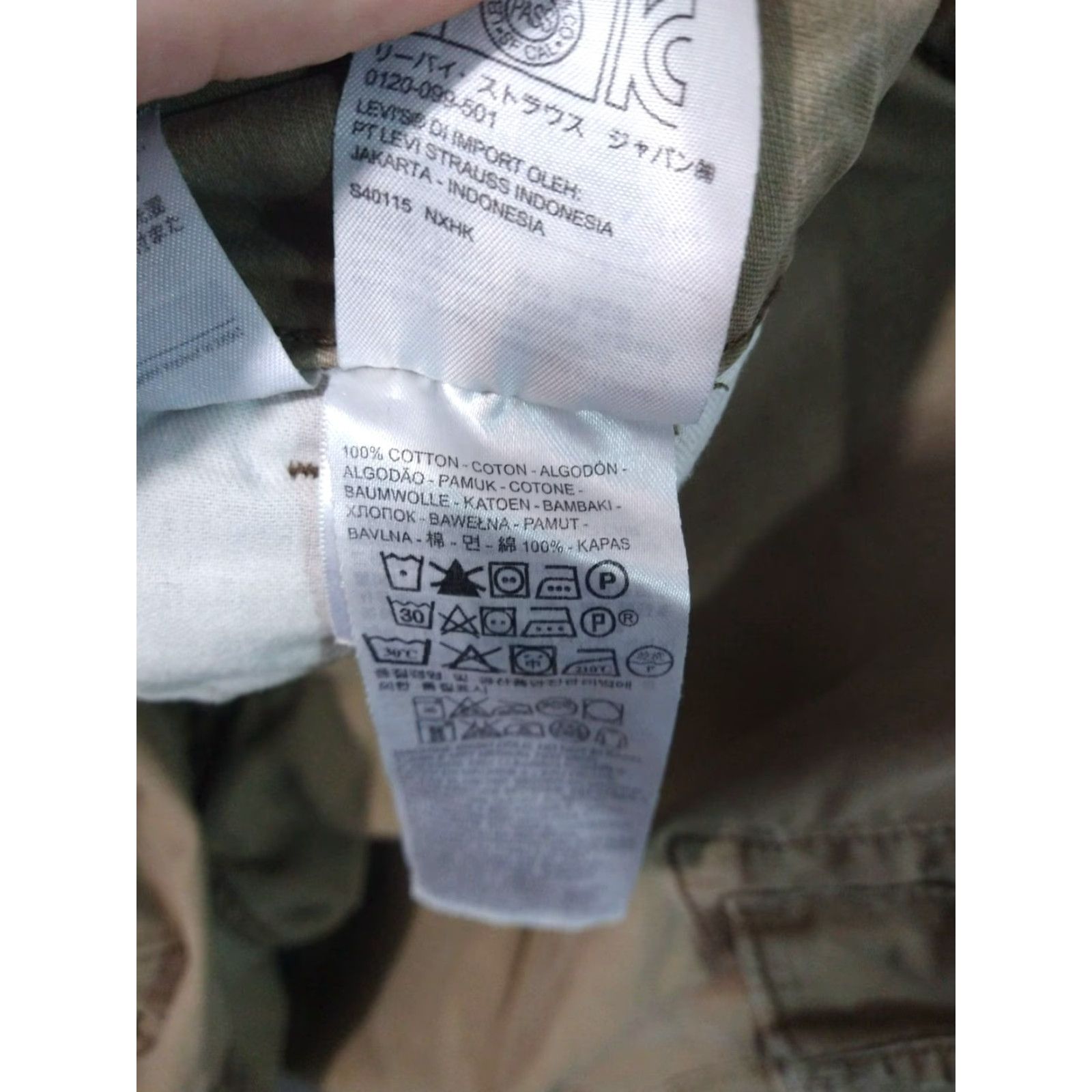 Levi's Levis Cargo Shorts Mens 36 Brown Hip Hop High Rise 11in Inseam Relaxed Cotton Cargo Pocket Regular Rise 36 Mens Size US 36 / EU 52 - 7 Thumbnail