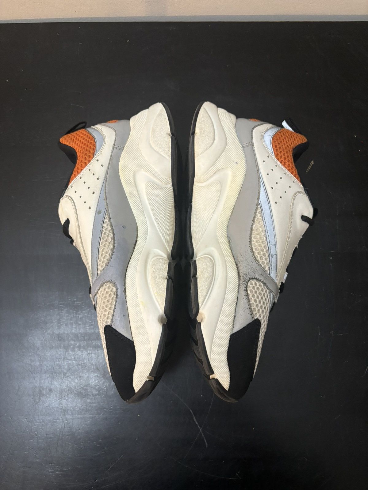 Dior Dior B22 Sneakers Orange White Silver Size US 10.5 / EU 43-44 - 3 Thumbnail
