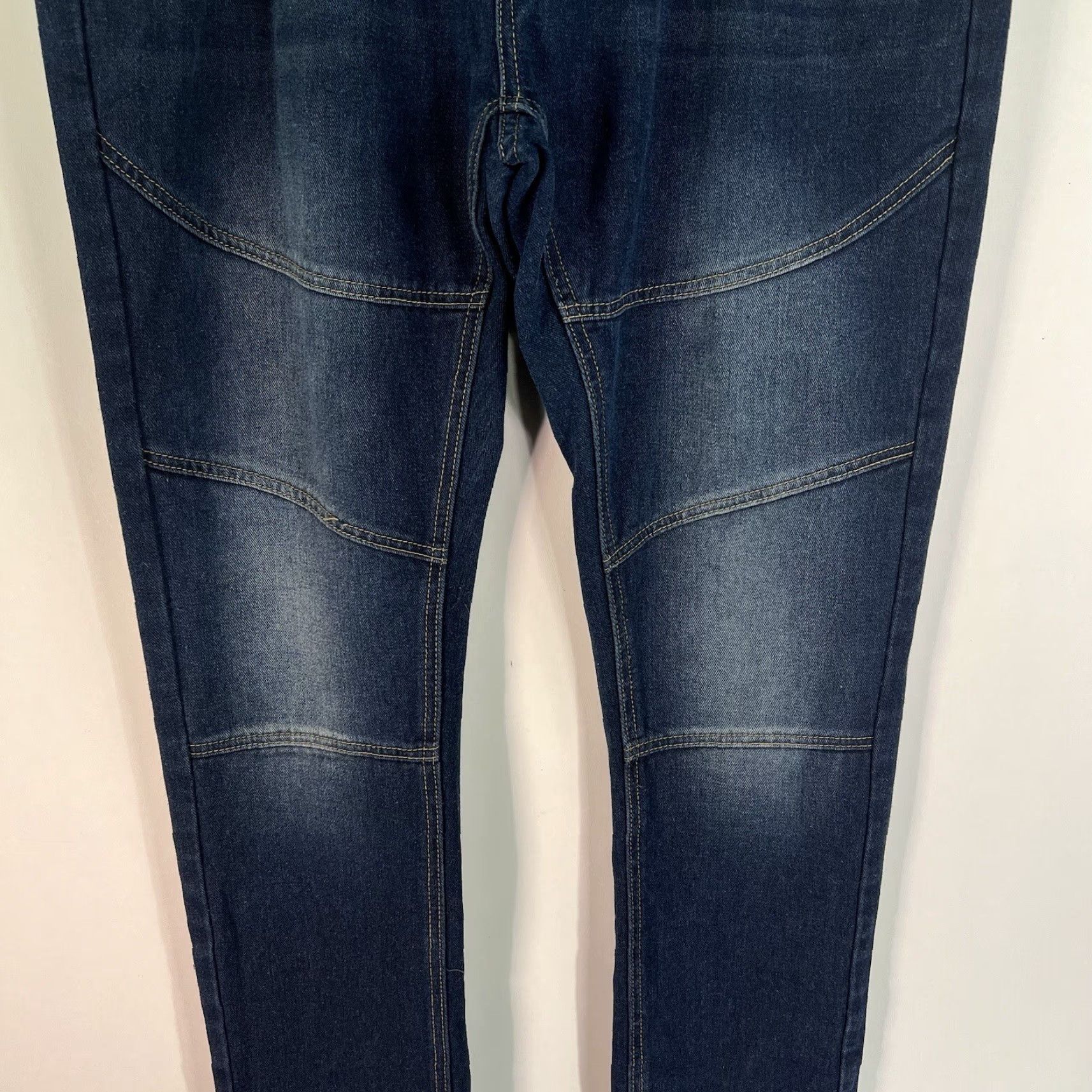 Vintage Kaalu Euro Jeans Straight Leg Mens Jeans 36 Blue Cotton Denim Regular 36X32 USA Logo London Preppy 90s Mens Size US 36 / EU 52 - 3 Thumbnail