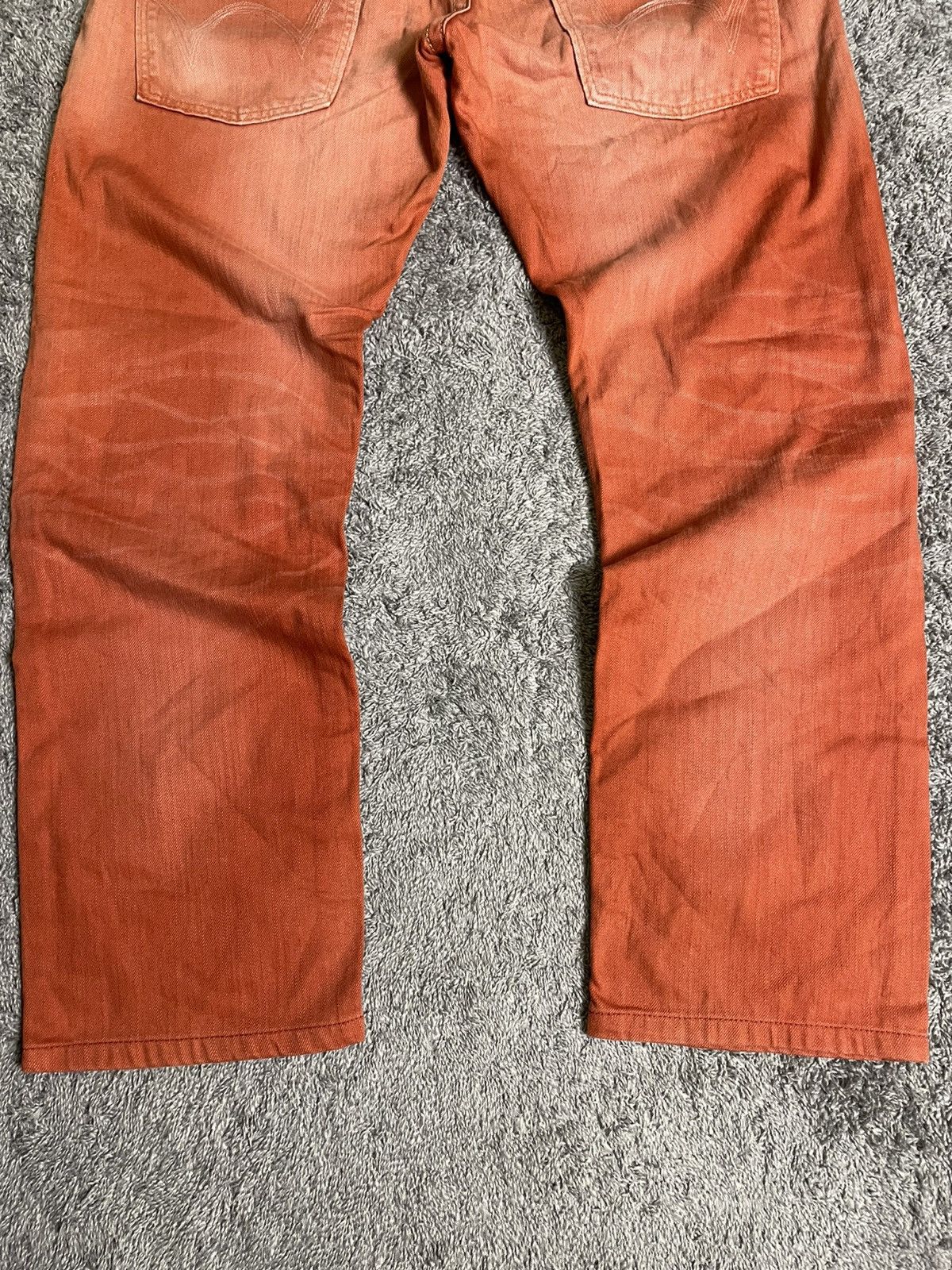 Edwin Rare Orange Edwin Exclusive Vintage Pant Size US 35 - 10 Thumbnail
