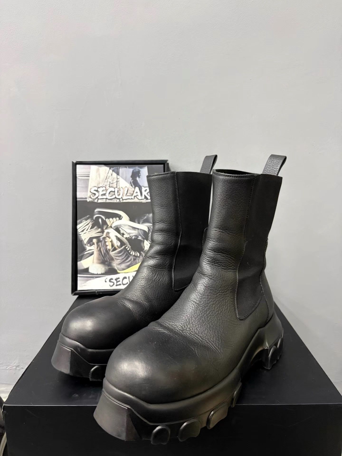 Rick Owens Rick Owens 24FW Runway Tractor Platform Octopus Boots K34 Size US 9 / EU 42 - 1 Thumbnail