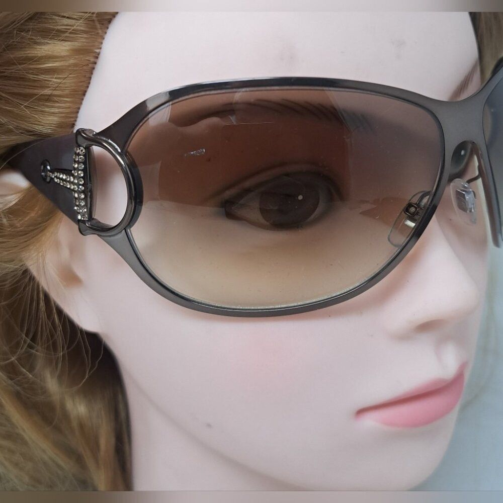 Gucci Gucci Sunglasses GG273/STRASS Vintage Y2K Horsebit Diamonds Size ONE SIZE - 6 Thumbnail