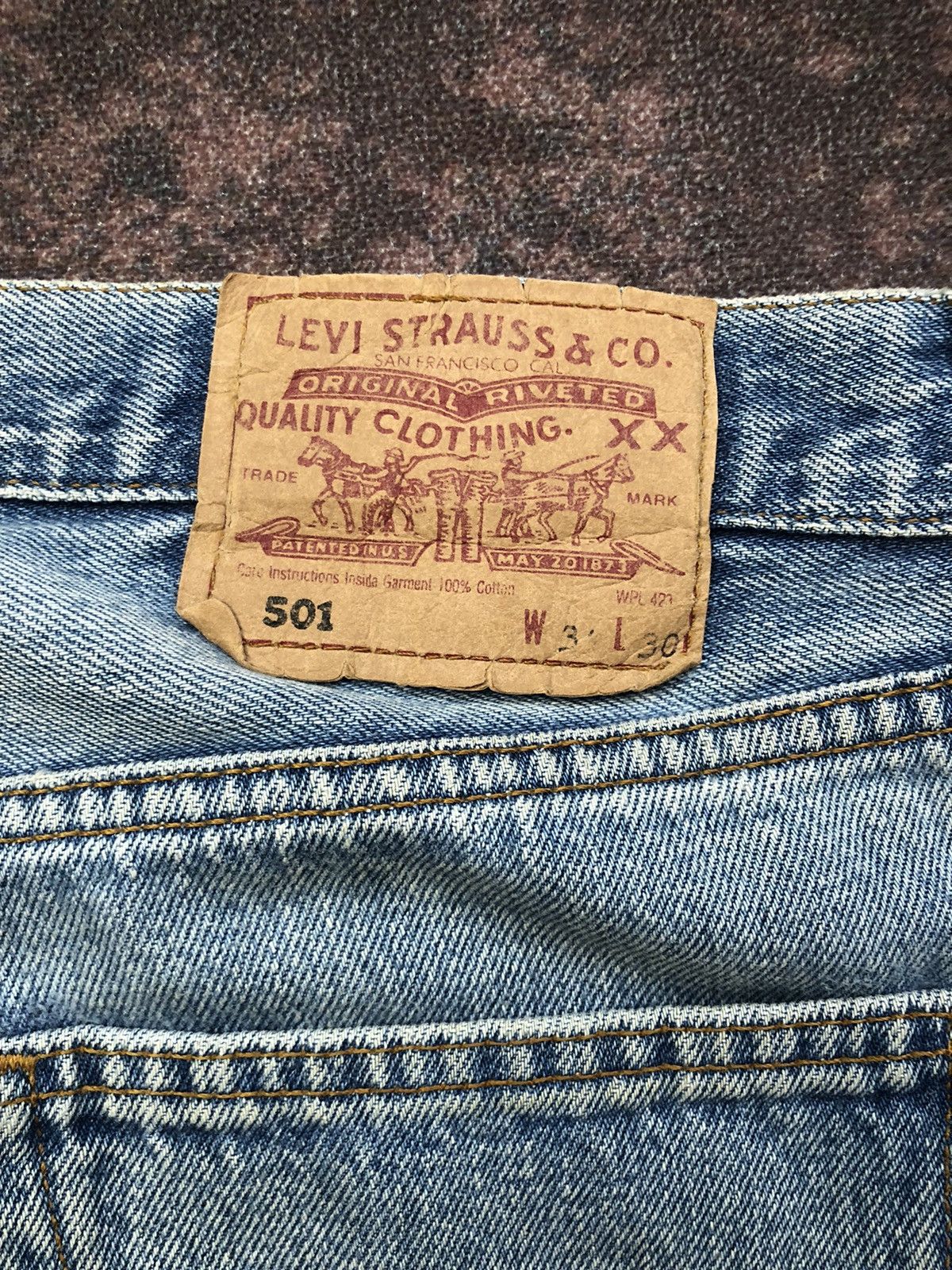 Levi's Vintage Levi's 501 Ripped/Distressed Baggy Jeans Size US 34 / EU 50 - 14 Thumbnail