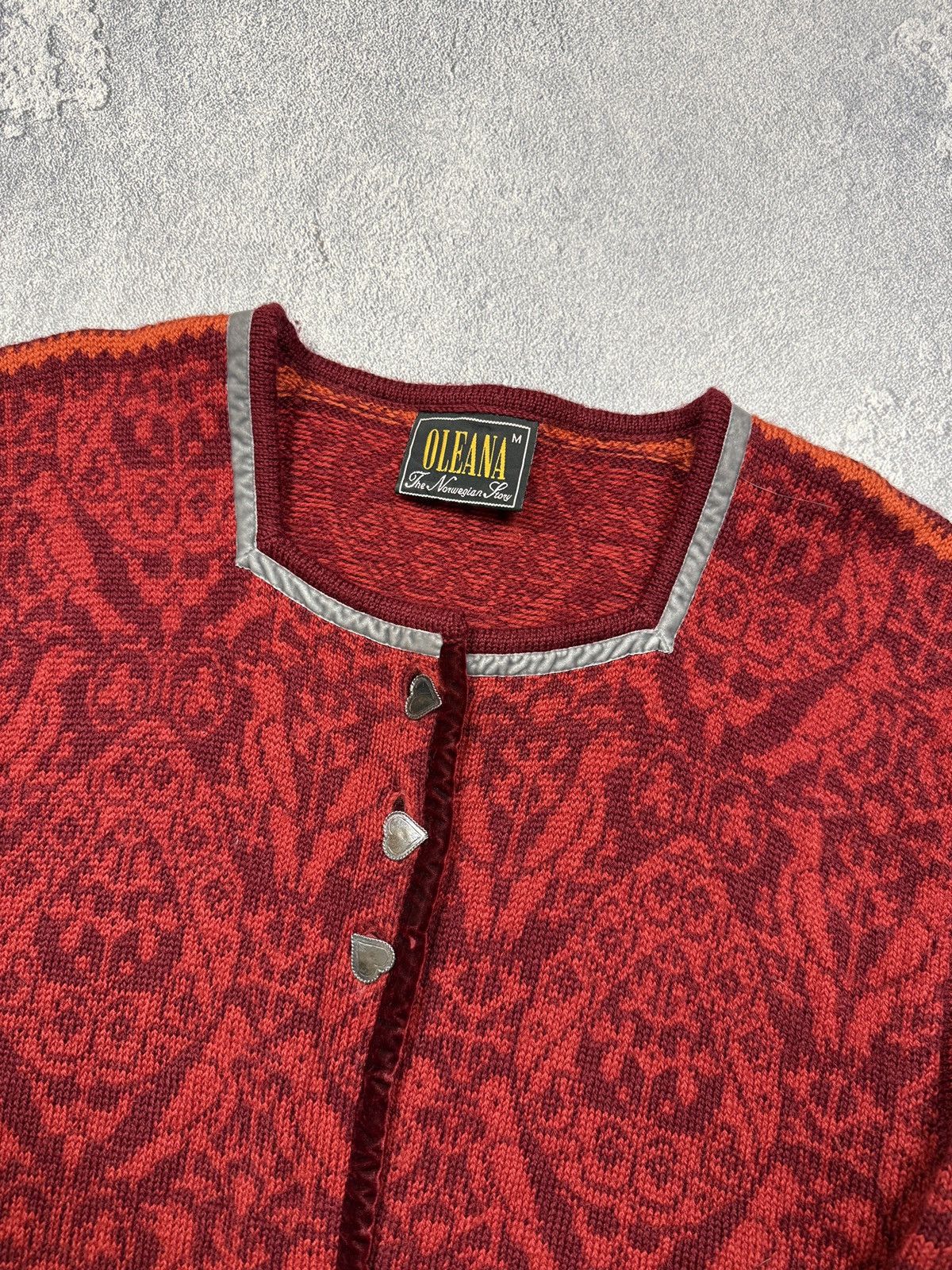 Aran Isles Knitwear Oleana Wool Sweater Made in Norway Size M / US 6-8 / IT 42-44 - 3 Thumbnail