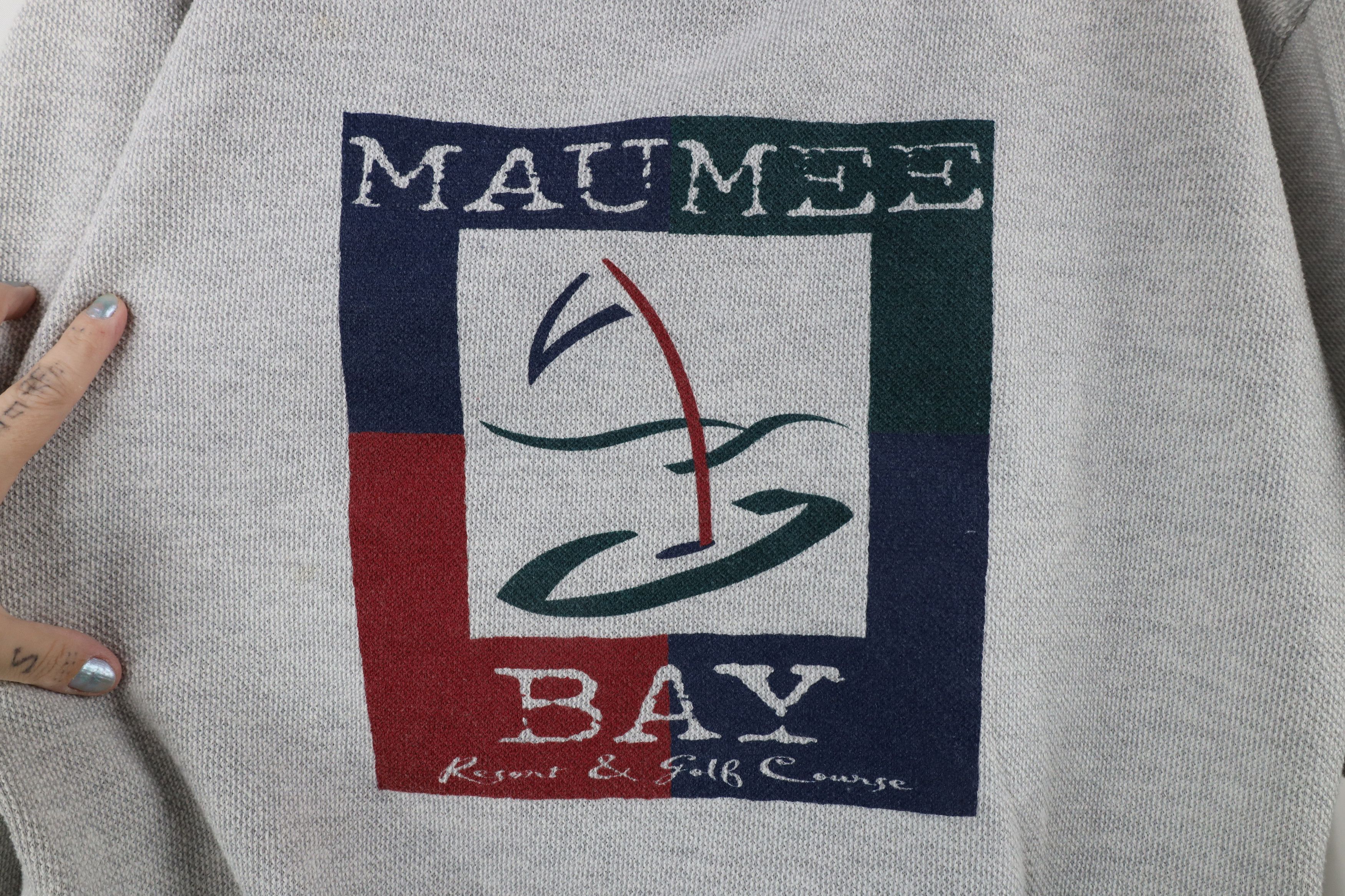 Vintage Vintage 90s Out Maumee Bay Golf Course Mock Neck Sweatshirt Size US M / EU 48-50 / 2 - 6 Thumbnail