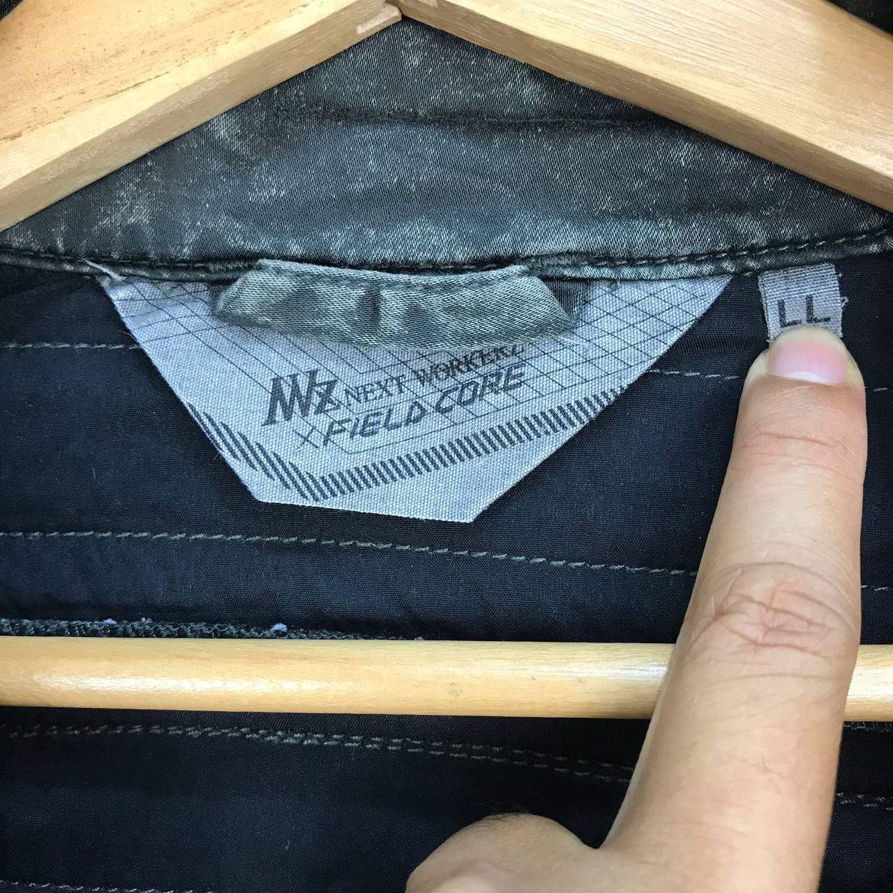 Japanese Brand JAPANESE FIELDCORE X NWZ WORKERS DISTRESSED BIKER JACKET Size US L / EU 52-54 / 3 - 11 Thumbnail
