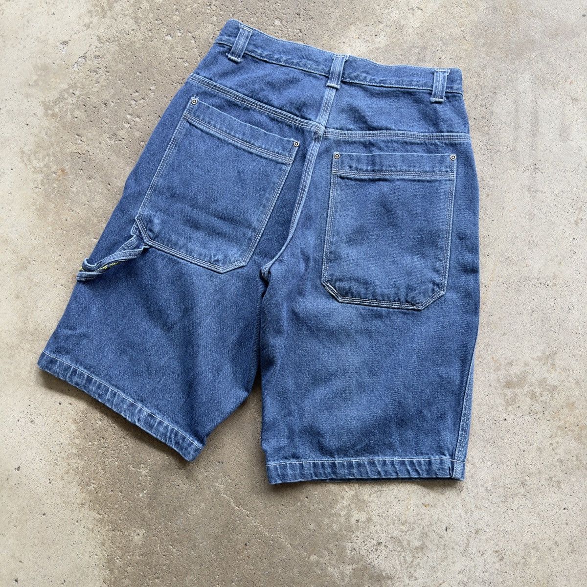 Vintage Y2K Baggy Denim Skater Jean Shorts Jorts Jnco Style Size US 31 - 6 Thumbnail