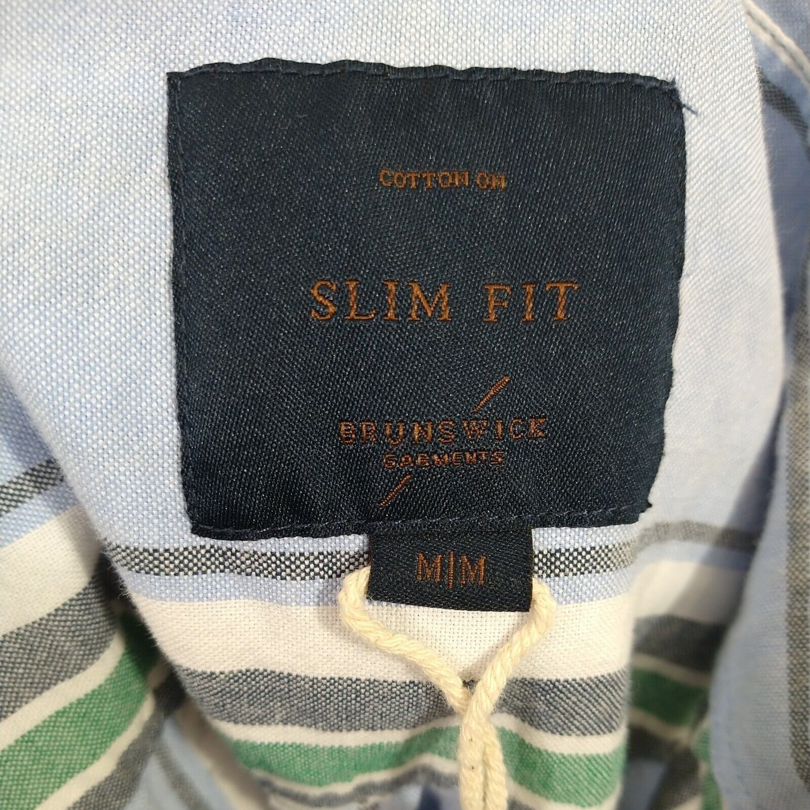 Cotton On Cotton On Brunswick Button Down Collar Slim Shirt Size M Size US M / EU 48-50 / 2 - 5 Thumbnail