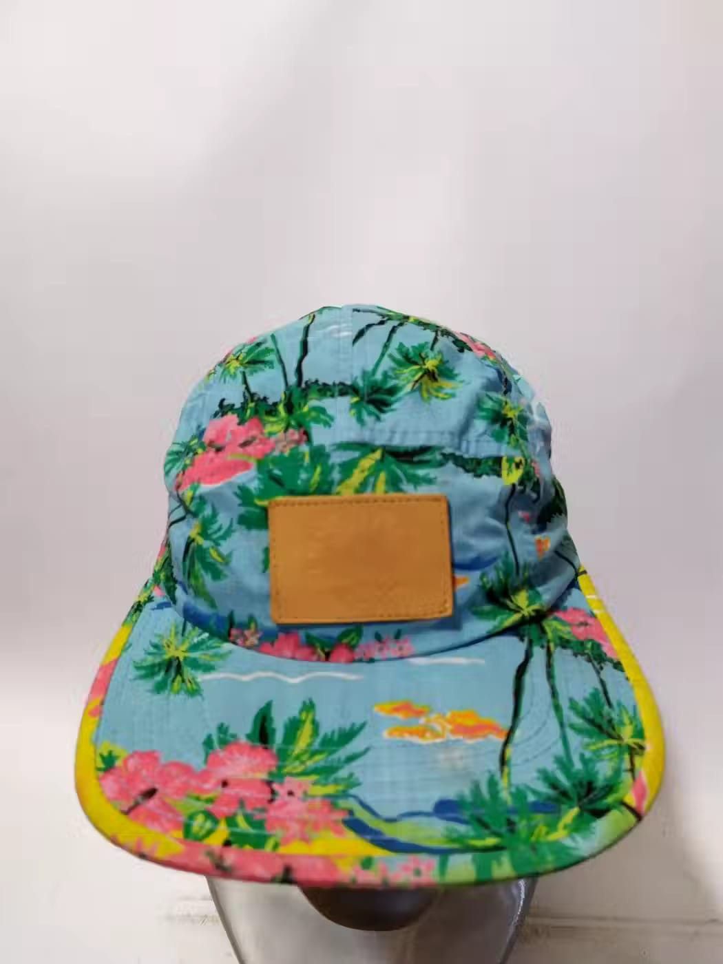 Other Black Pyramid Fullprint Floral 5 Panel Hats Size ONE SIZE - 2 Thumbnail
