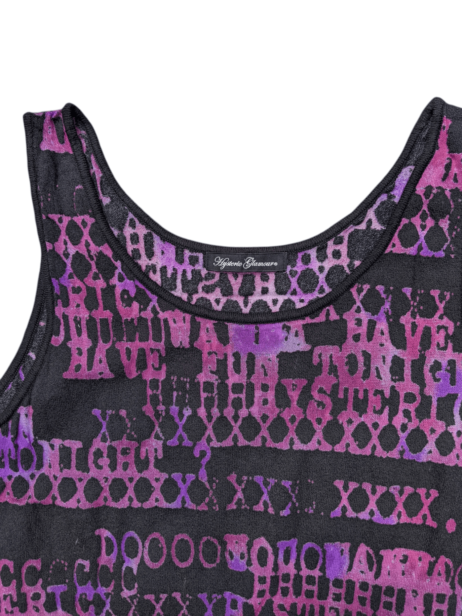 Hysteric Glamour Hysteric Glamour Typewriter Thin Knit Sleeveless Tank Size ONE SIZE - 4 Thumbnail