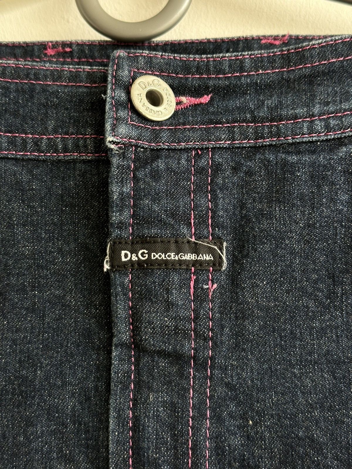 Dolce & Gabbana Vintage Dolce&Gabbana Denim Jeans Mini Skirt Size 28/42 D&G Size 28" / US 6 / IT 42 - 5 Thumbnail
