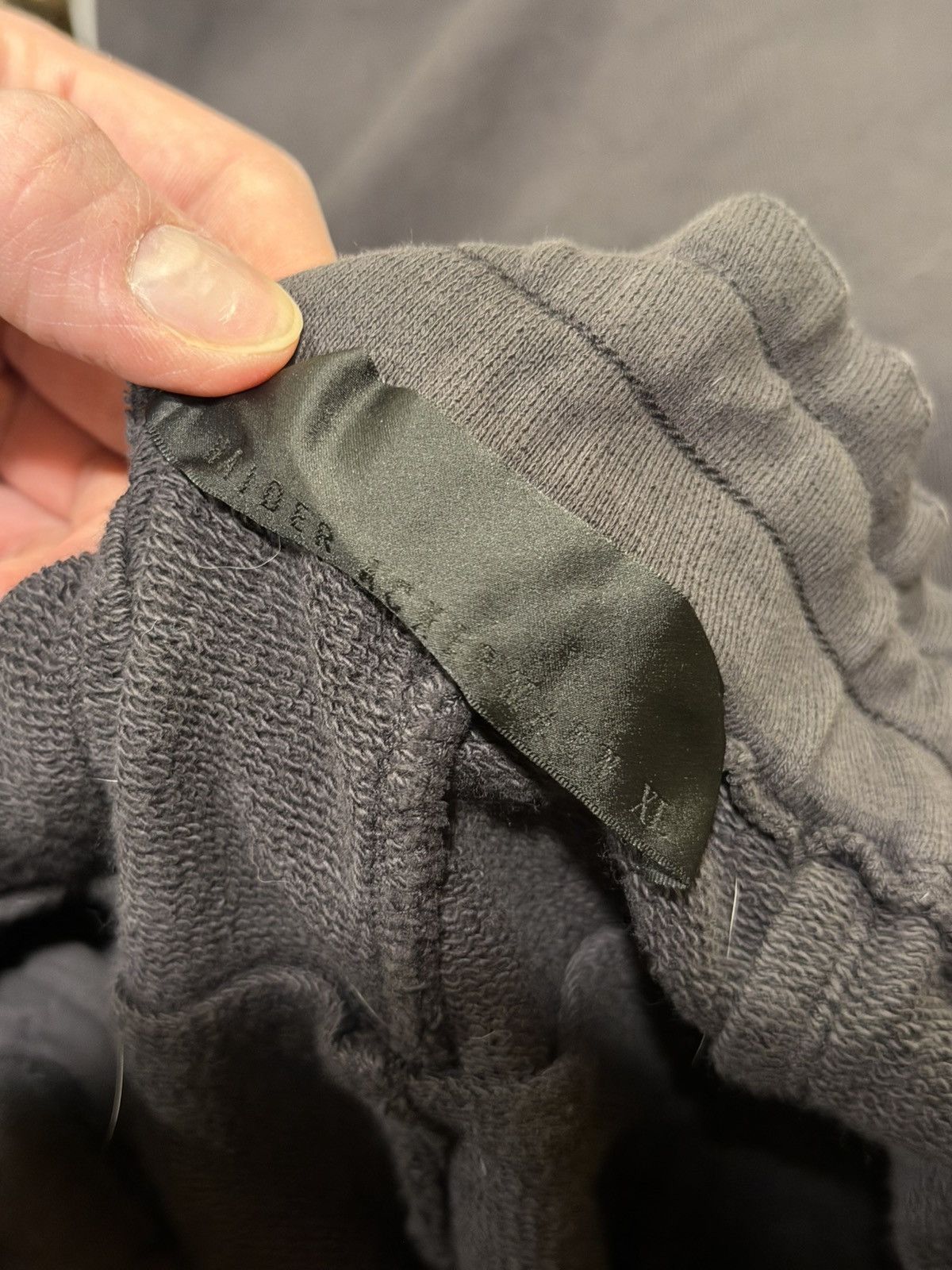 Haider Ackermann Haider Ackermann Perth Panelled Dark Grey Jogger Sweatpants Size US 34 / EU 50 - 11 Thumbnail