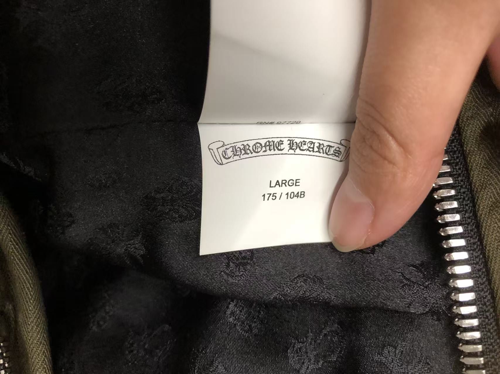 Chrome Hearts Chrome Hearts Green Puffer Down Jacket Size US L / EU 52-54 / 3 - 14 Thumbnail