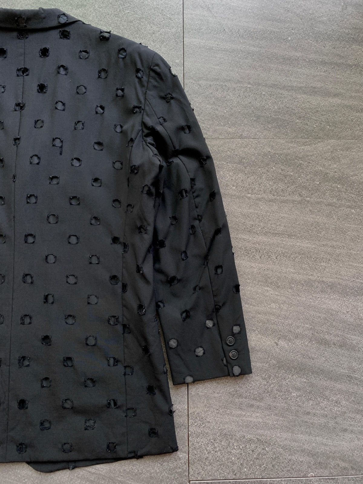 Issey Miyake FREE TAX! Punch Hole Blazer Jacket - Medium Size US M / EU 48-50 / 2 - 7 Thumbnail