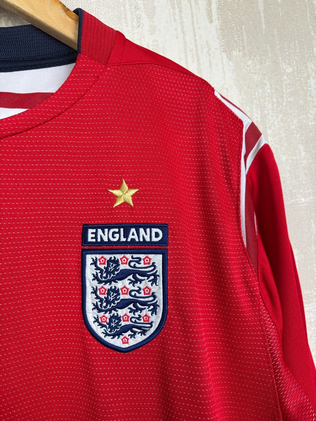 Umbro England 2004 2006 Umbro X-sTaTic Soccer Vintage Jersey Size US L / EU 52-54 / 3 - 9 Thumbnail