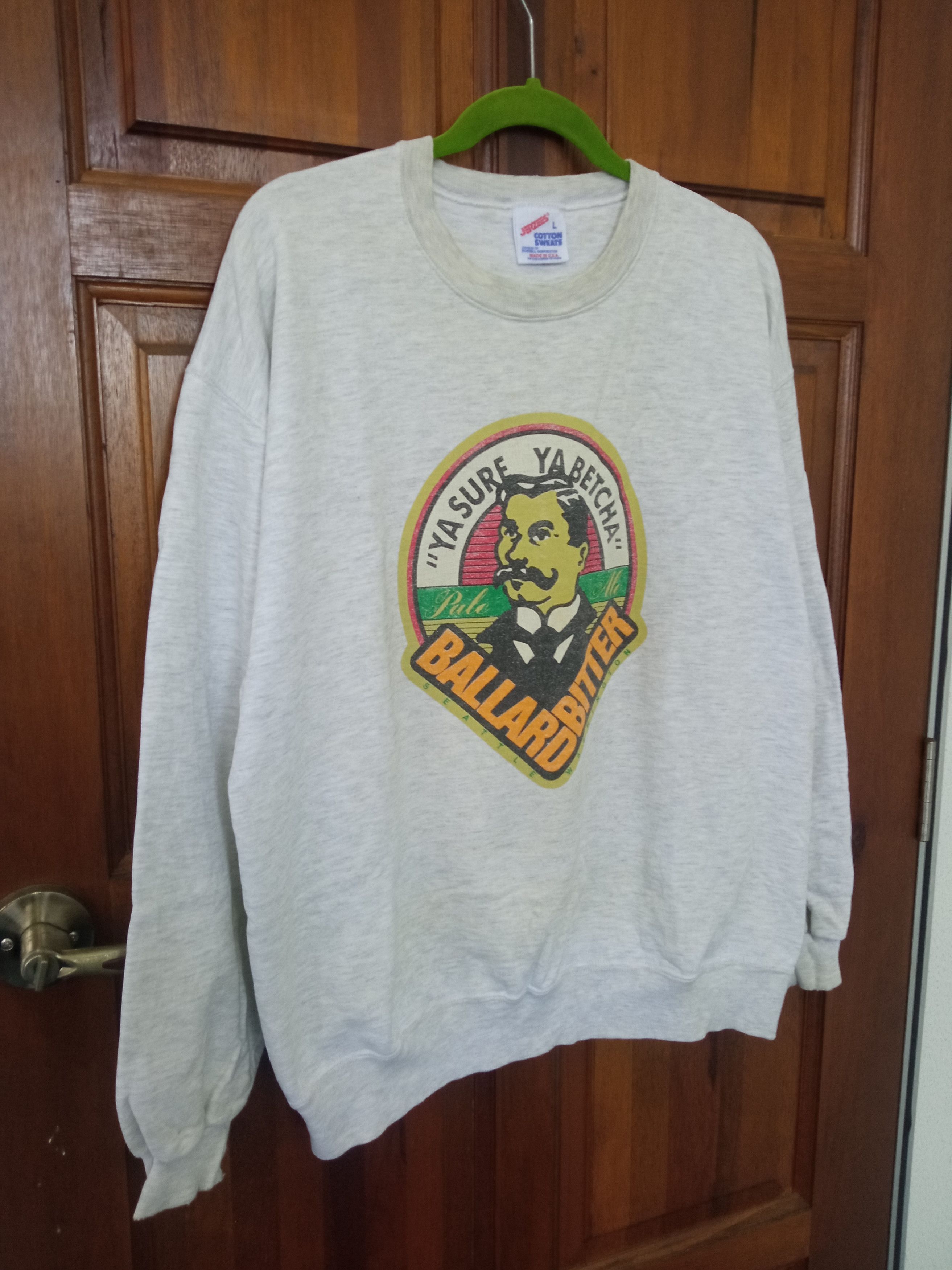 Jerzees Vintage 🔥 Jerzees Ballard Sweatshirt Size US L / EU 52-54 / 3 - 3 Thumbnail