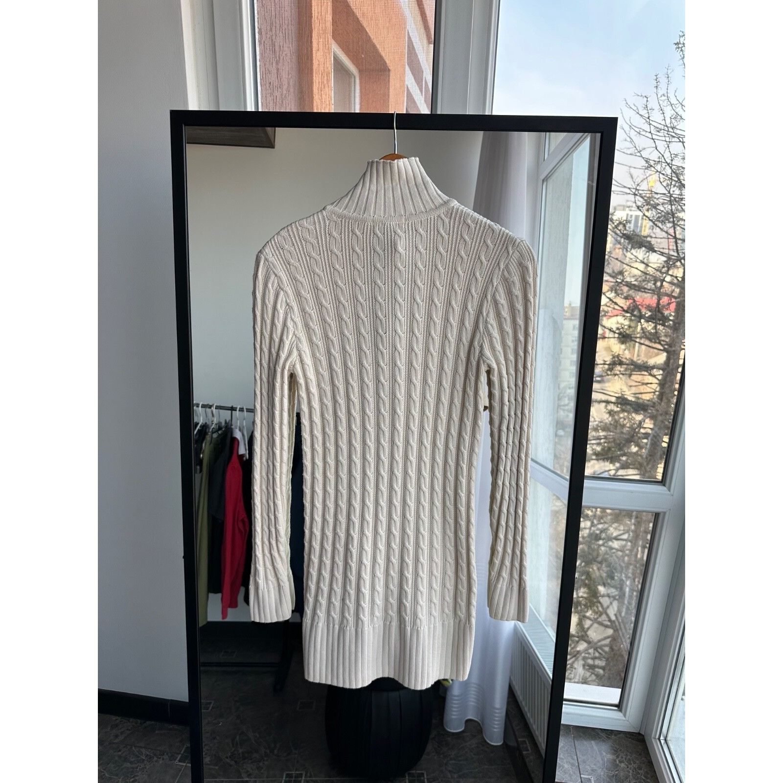 Lacoste VTG Lacoste Beige Cable Knit Buttons Dress Size M / US 6-8 / IT 42-44 - 6 Thumbnail