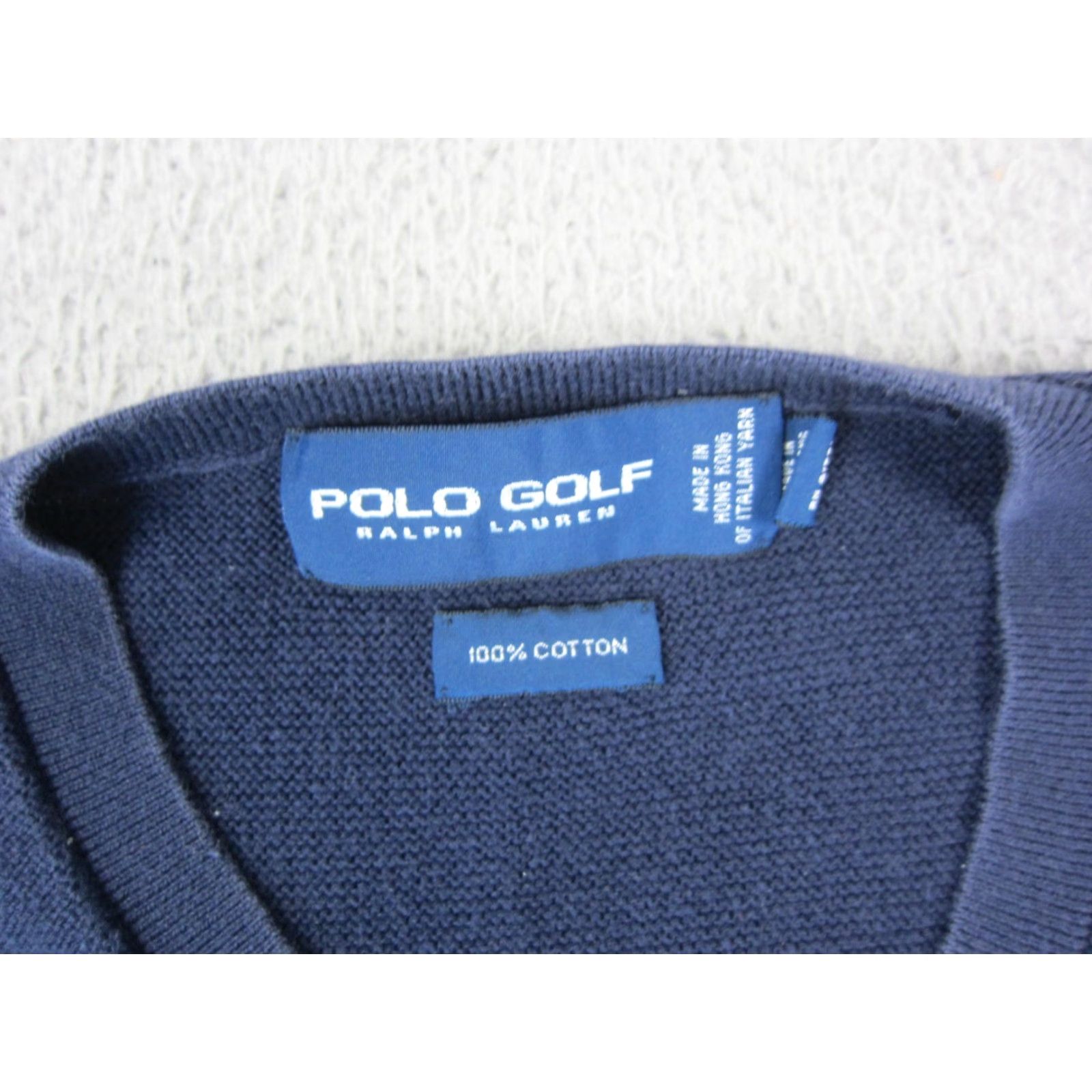 Polo Ralph Lauren Polo Ralph Lauren Vest Sweater Mens Large Blue Knit V-Neck Golf 90s Vintage Polo Ralph Lauren Vest Mens L Blue Knit V-Neck Golf 90s Vintage Size US L / EU 52-54 / 3 - 3 Thumbnail
