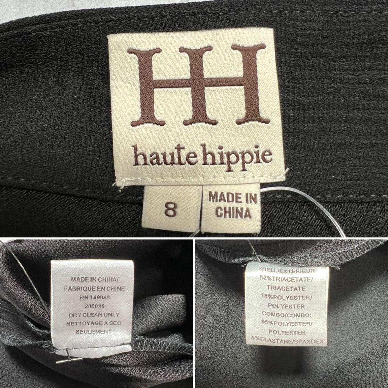 Haute Hippie Haute Hippie Lace-Up Skinny Pants Black Size 8 Size 30" / US 8 / IT 44 - 5 Thumbnail