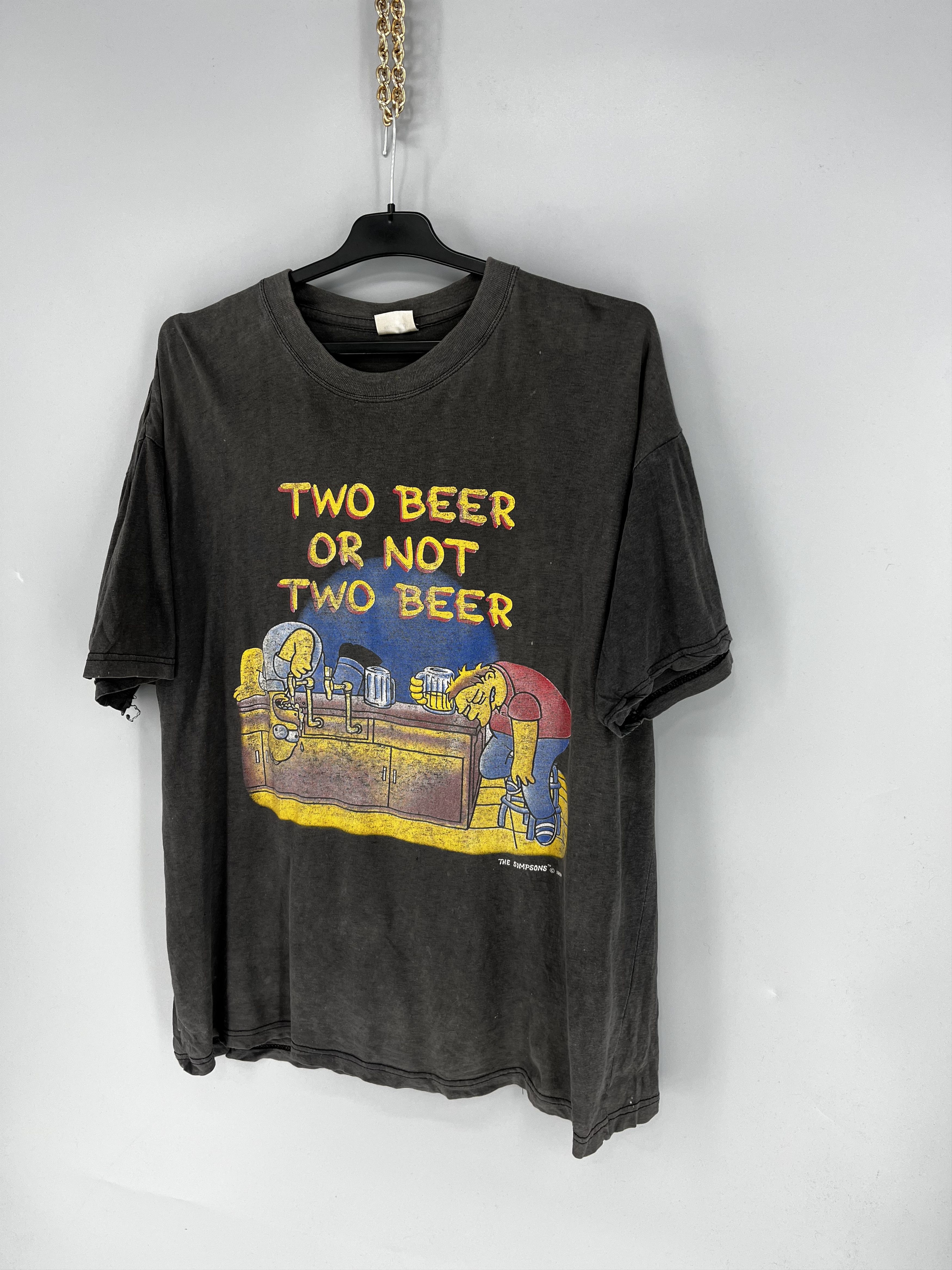 Other Vintage 1999 Simpsons Two Bear Or Not Two Bear T-shirt Size US XL / EU 56 / 4 - 3 Thumbnail