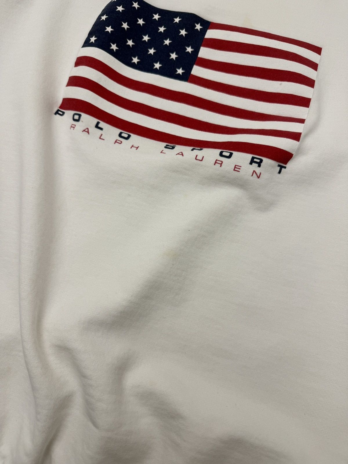 Polo Ralph Lauren Vintage 90s Polo Sport Ralph Lauren Crewneck USA Flag Large Size US L / EU 52-54 / 3 - 6 Thumbnail