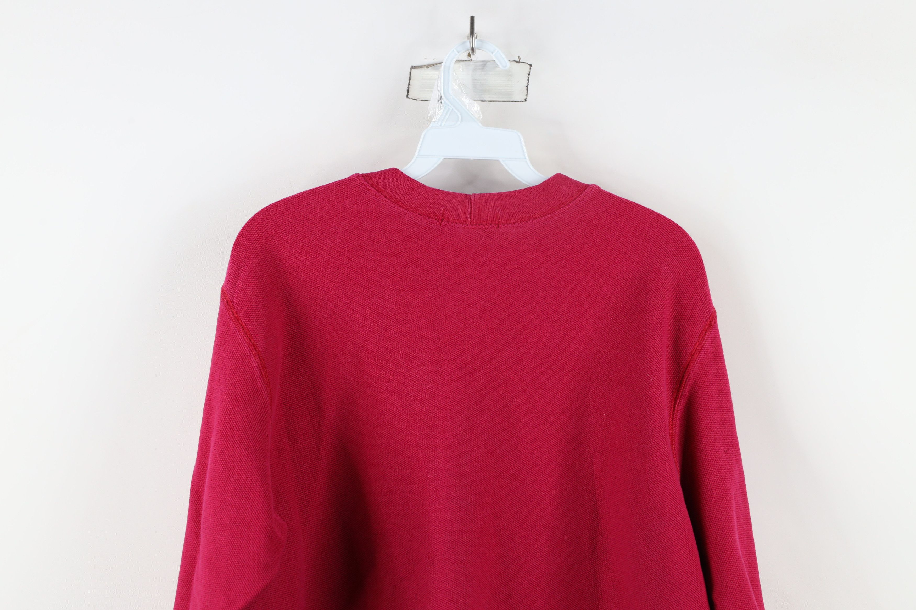 Lands' End × Vintage Vintage 90s Lands End Heavy Tight Weave Knit Sweater Pink Size US M / EU 48-50 / 2 - 9 Thumbnail