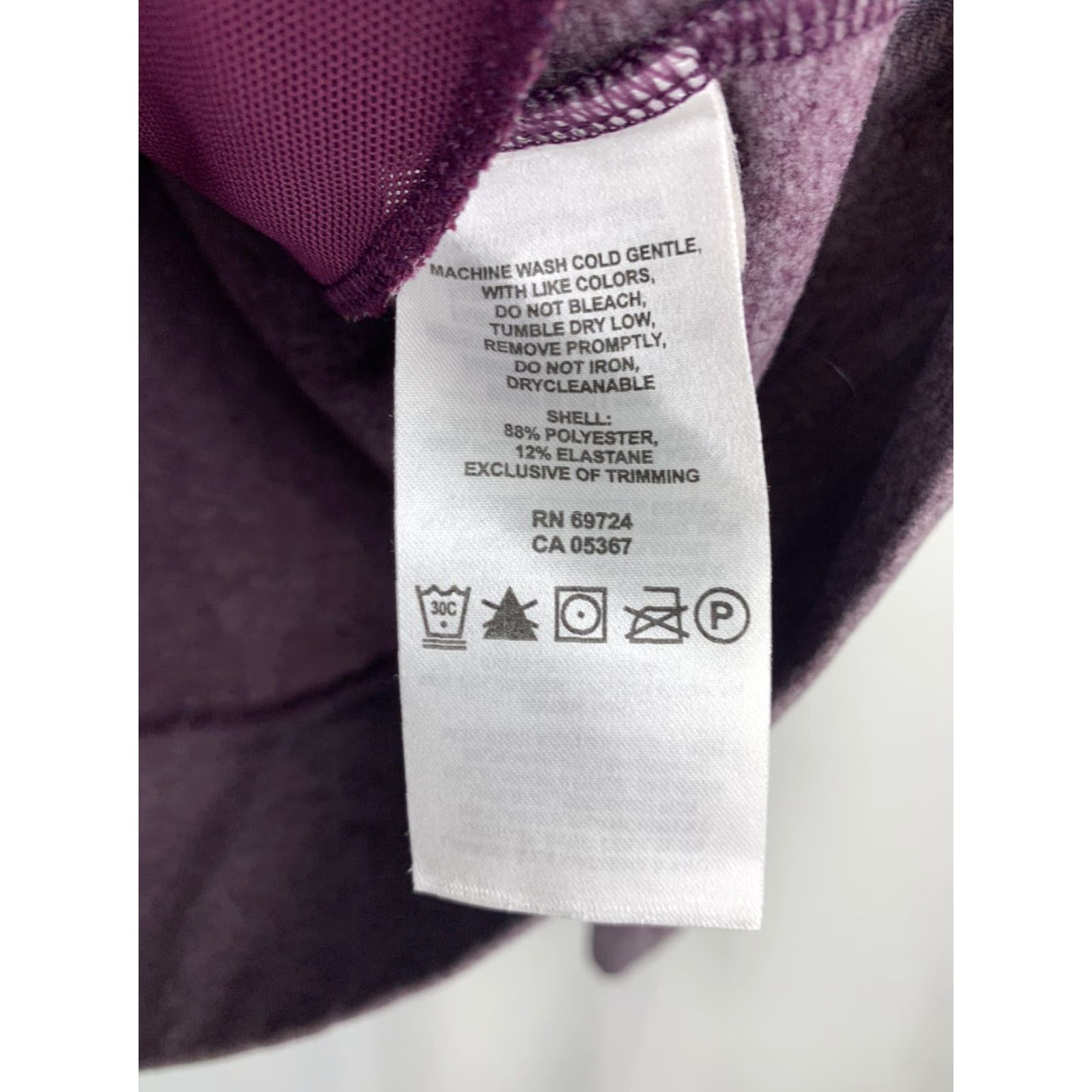 Vintage Columbia Omni-Wick Brilliant Hoodie Women’s Medium Maroon Thumb Holes Size M / US 6-8 / IT 42-44 - 6 Thumbnail
