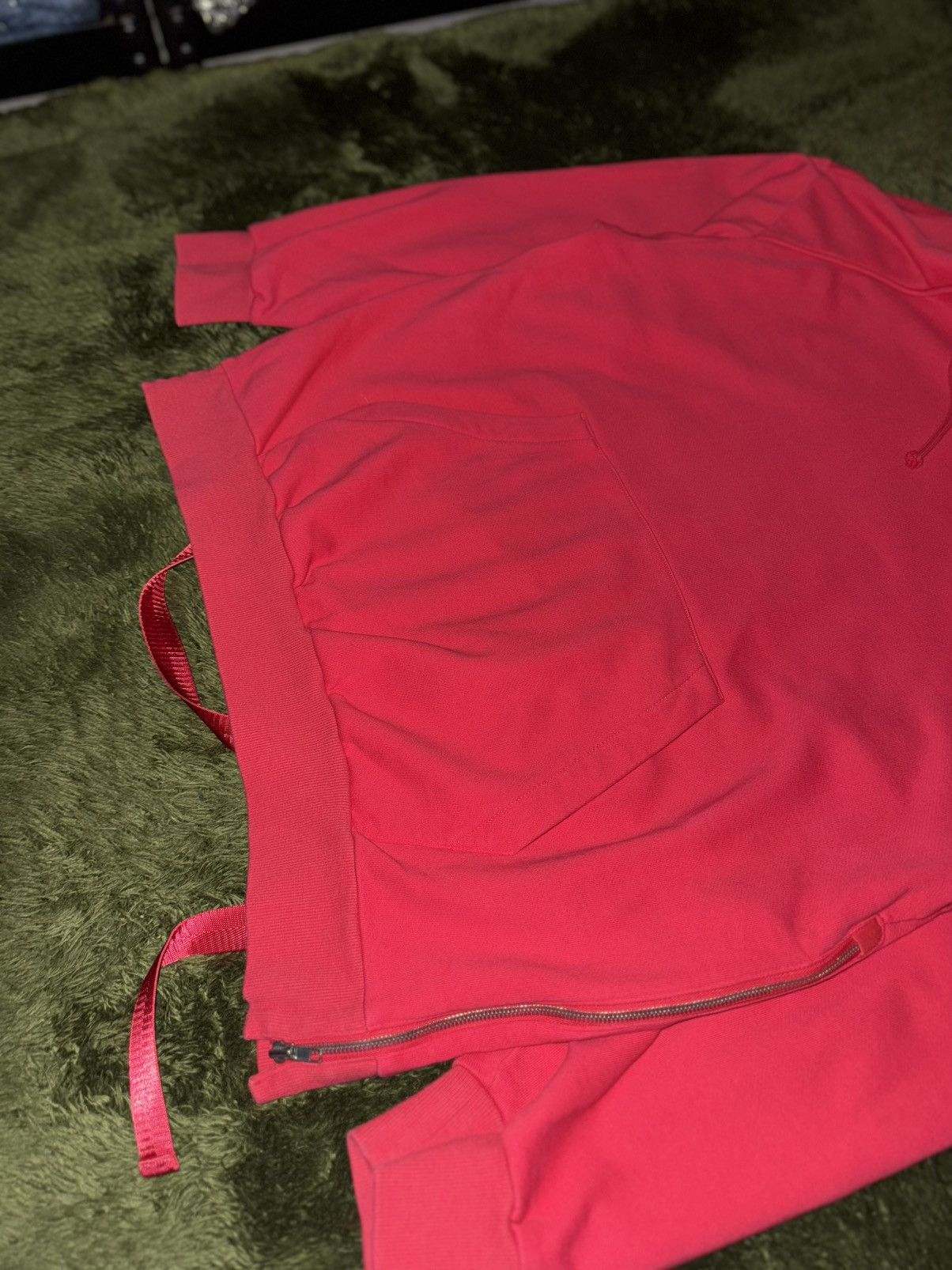 Juun.J [S] JUUN.J Oversized Side-Zip Hoodie Red Size US S / EU 44-46 / 1 - 5 Thumbnail