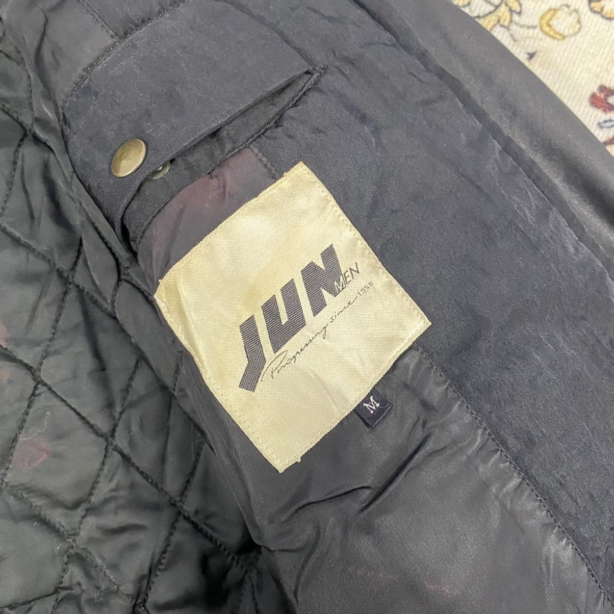 JUN MEN × Japanese Brand × Jun Takahashi 1990s-Jun Men Bombers Varsity Leather Sleeve Jacket Size US M / EU 48-50 / 2 - 9 Thumbnail