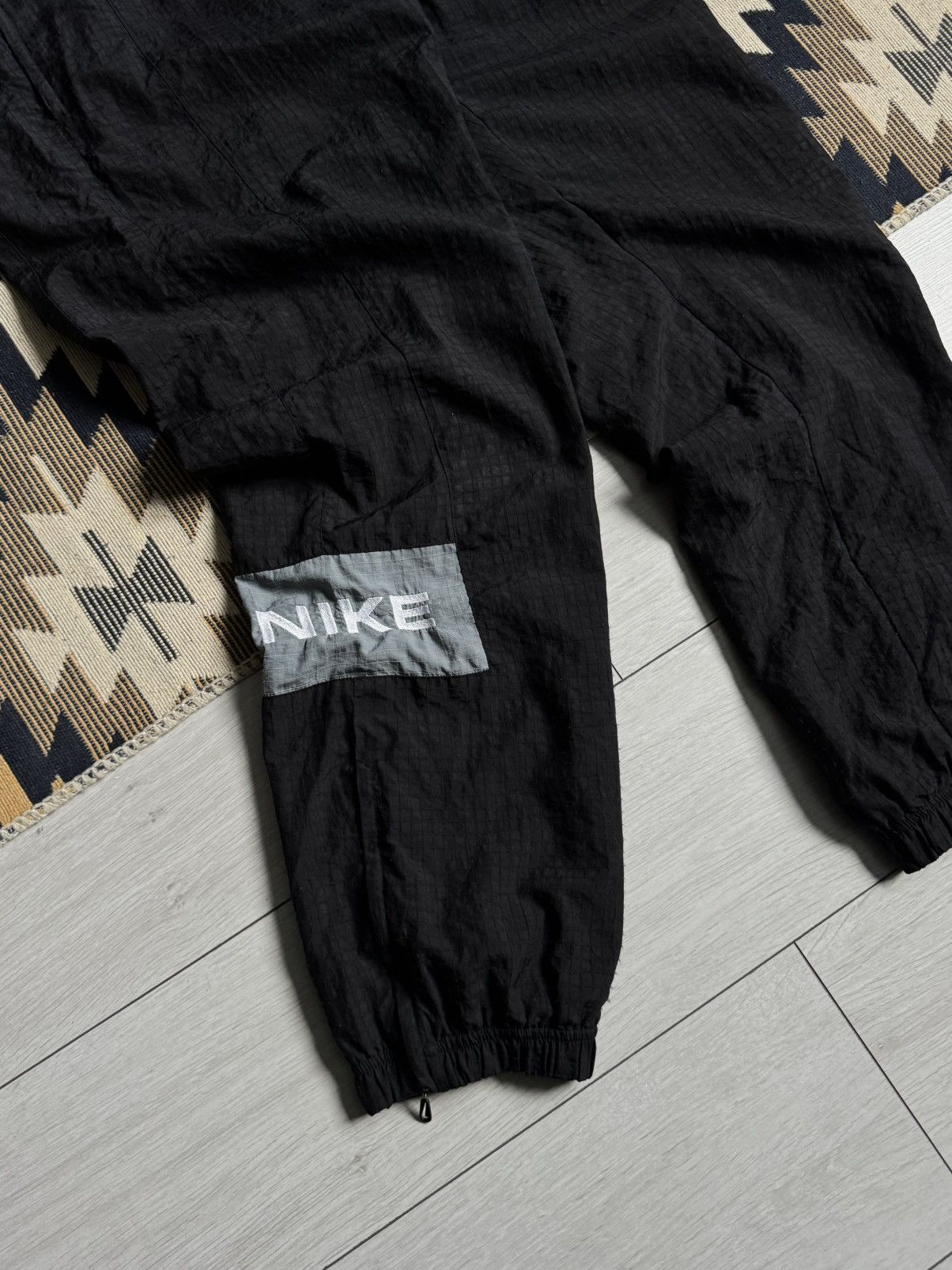 Nike Vintage Nike Nylon Y2K Drill Swoosh Pants Size US 36 / EU 52 - 4 Thumbnail