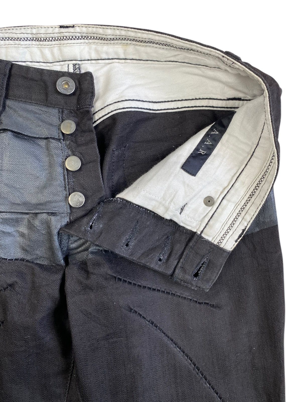 Yohji Yamamoto 90’s AAR By Yohji Yamamoto Hybrid Painted Pants Size US 29 - 8 Thumbnail