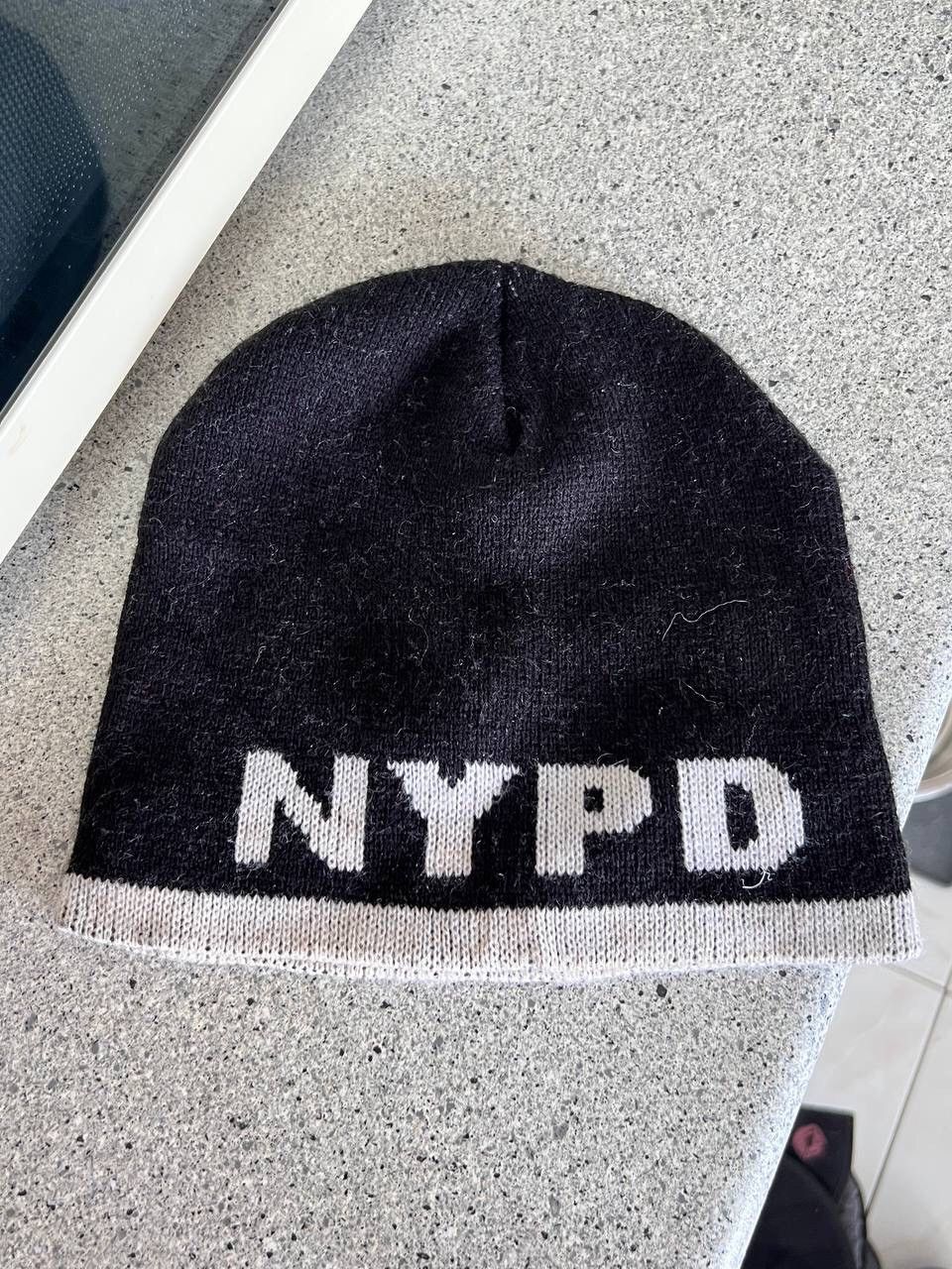 Designer × Vintage Very rare NYPD Knit logo 80s 90s Police NY Hat Beanie Sick Size ONE SIZE - 1 Thumbnail