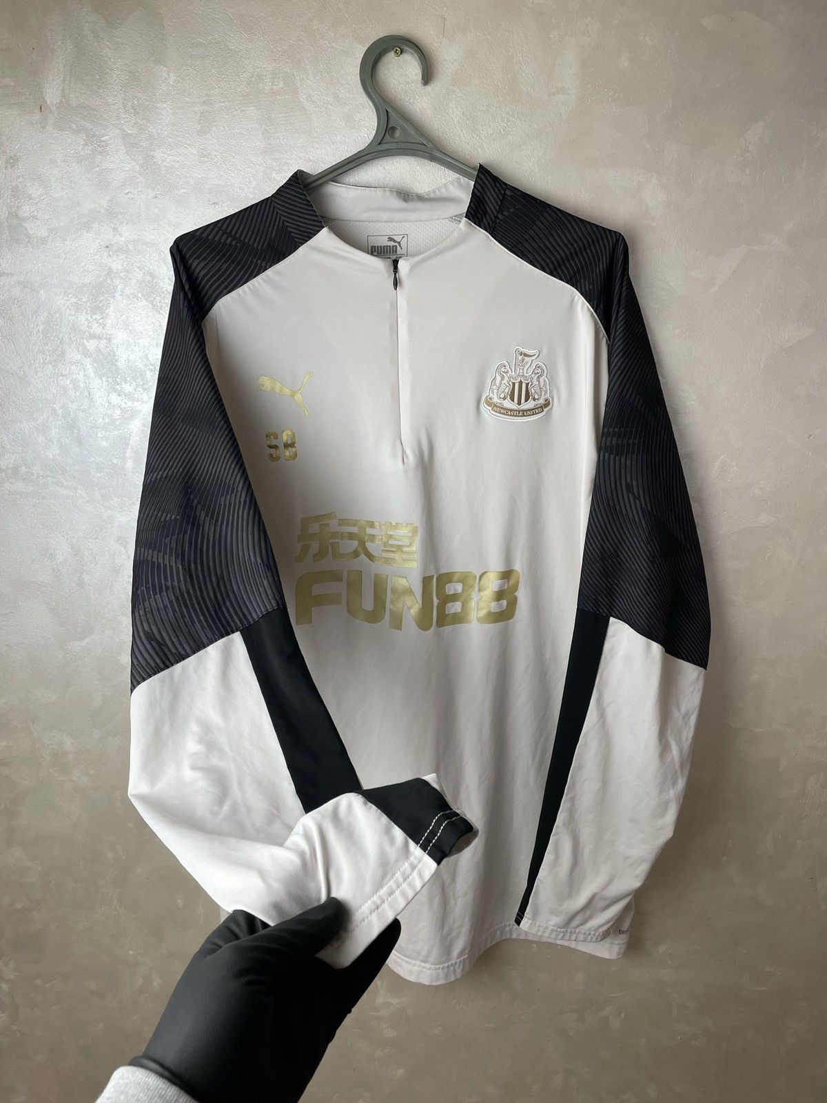 Puma NEWCASTLE UNITED 2019 2020 1/4 TRAINING JACKET TOP JERSEY Size US XXL / EU 58 / 5 - 2 Thumbnail