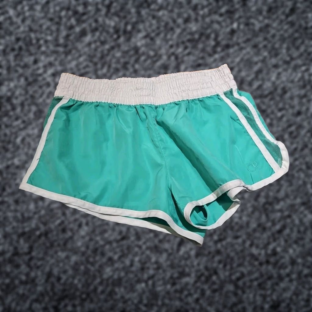 Ocean Pacific OP Ocean Pacific Short Womens Small Green Teal Pull On Active Casual Pant Size 28" / US 6 / IT 42 - 1 Thumbnail