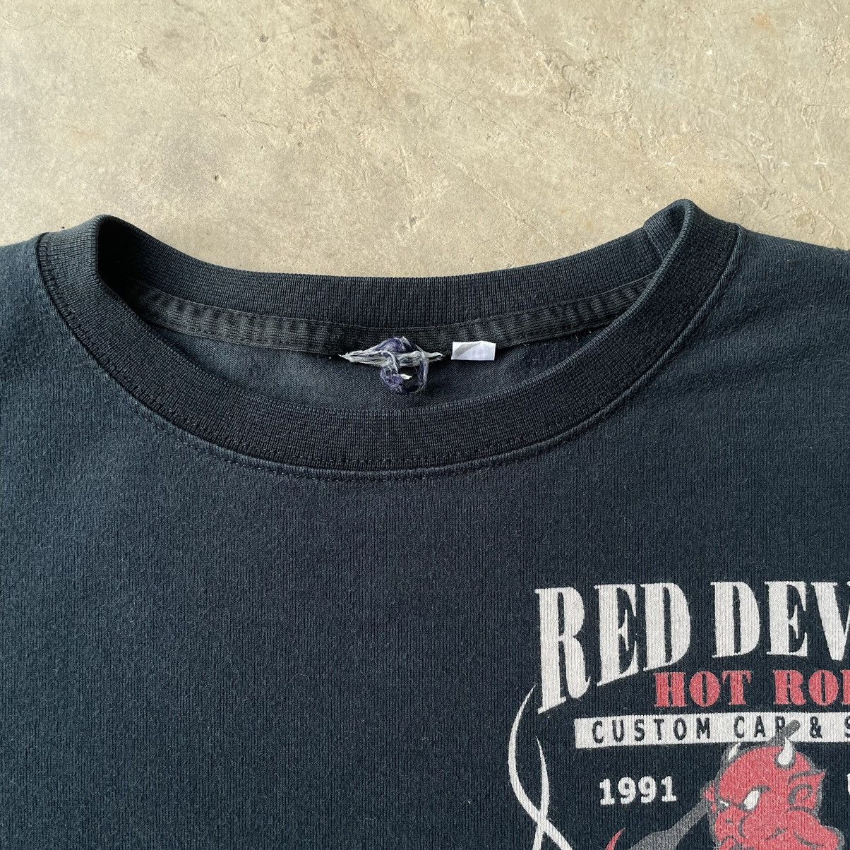 Tedman 🇯🇵 Faded Red Hot Rod Devil Tedman Japanese Brand Longsleeve Size US S / EU 44-46 / 1 - 7 Thumbnail