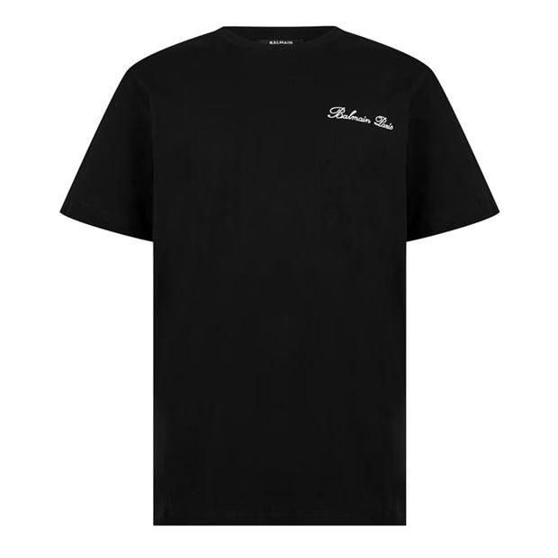 image of Balmain O1G2R1Mq0324 T- Shirts In Black, Men's (Size 2XL)